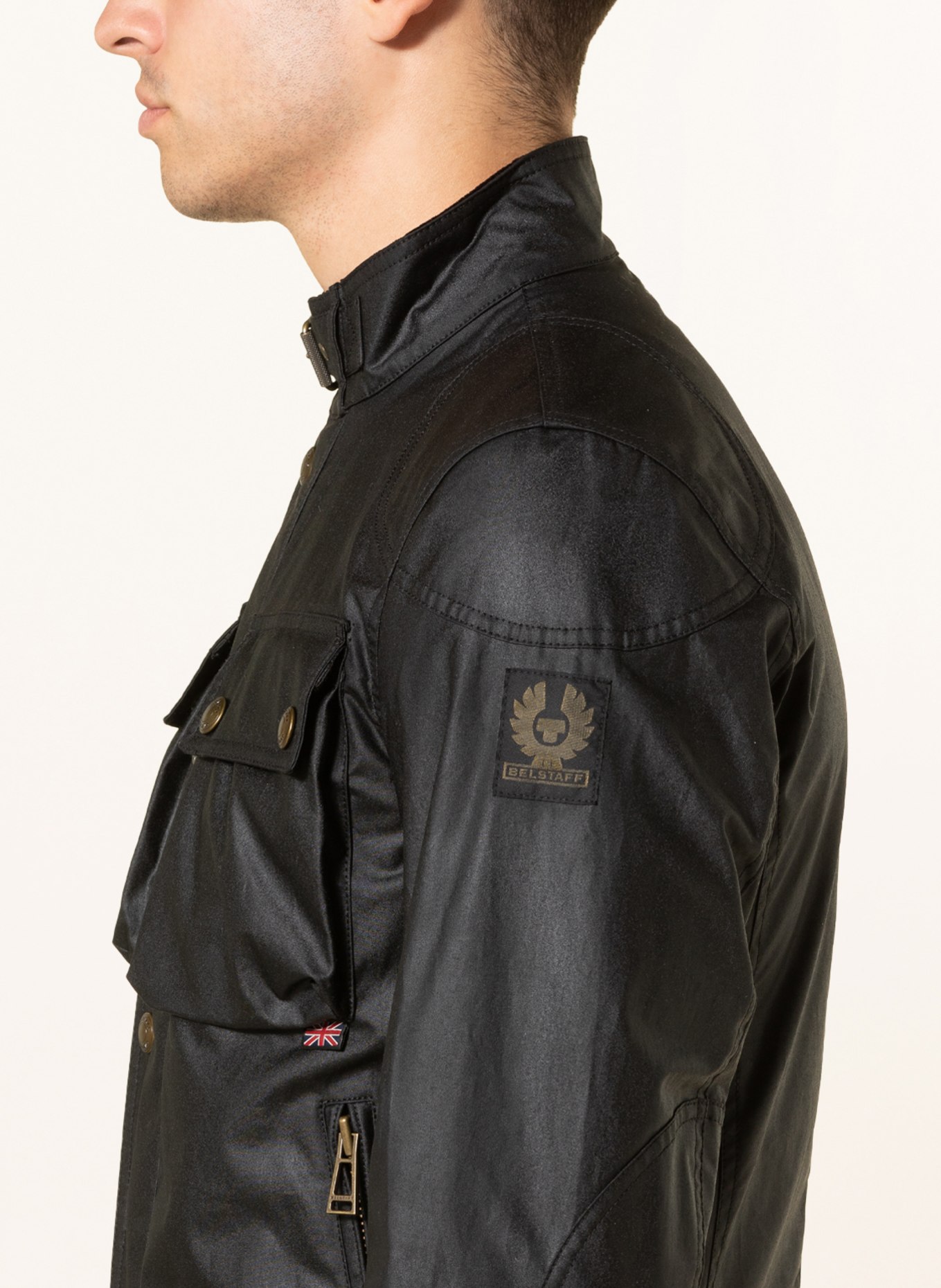 BELSTAFF Jacket RACEMASTER, Color: BLACK (Image 4)