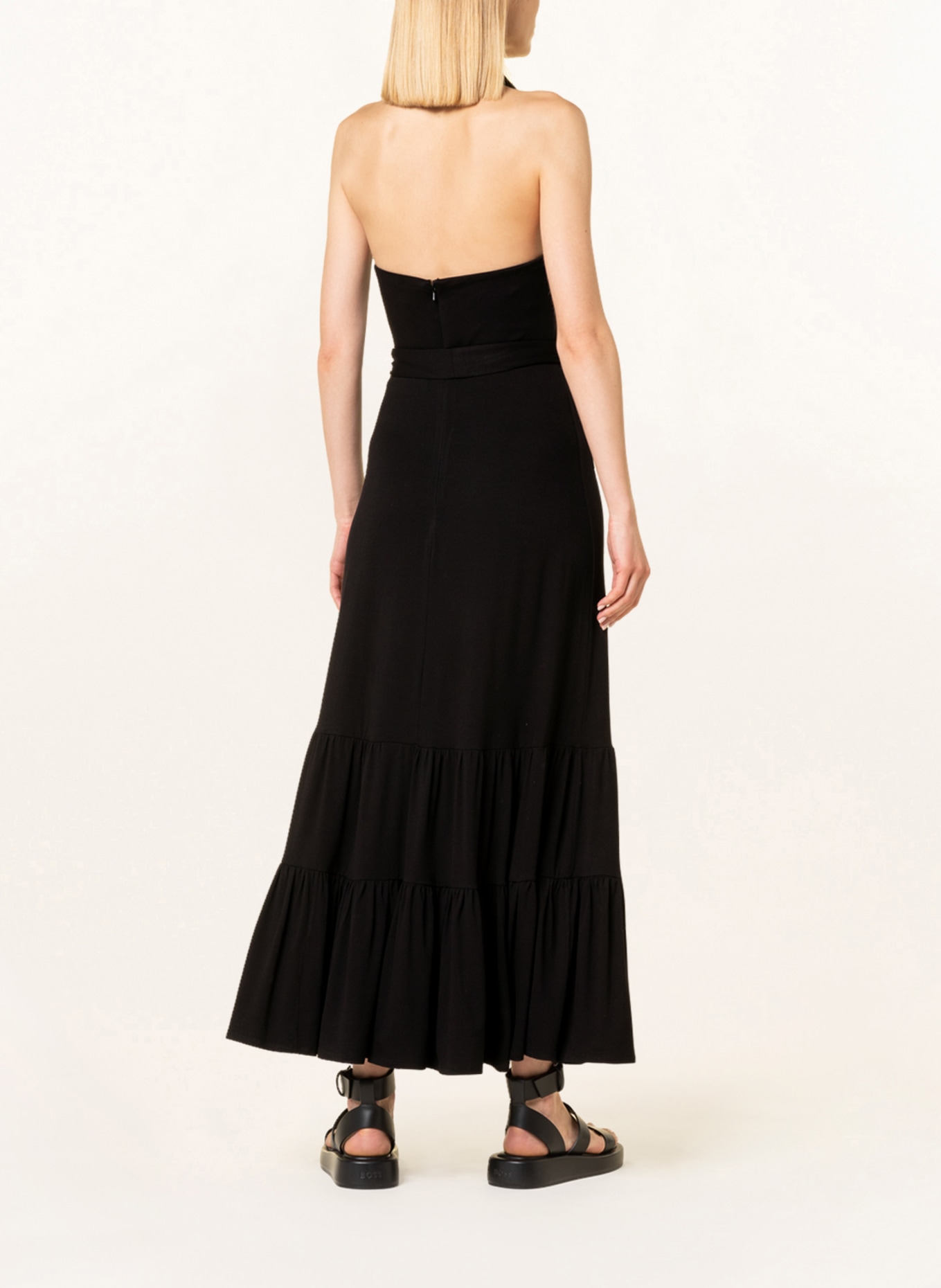 Phase Eight Jersey dress VALERIA , Color: BLACK (Image 3)