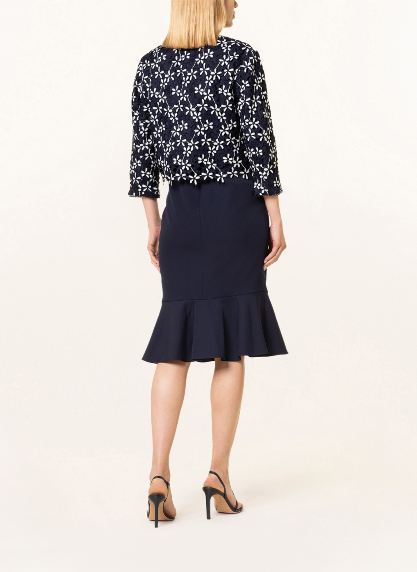 Lace bolero navy shop