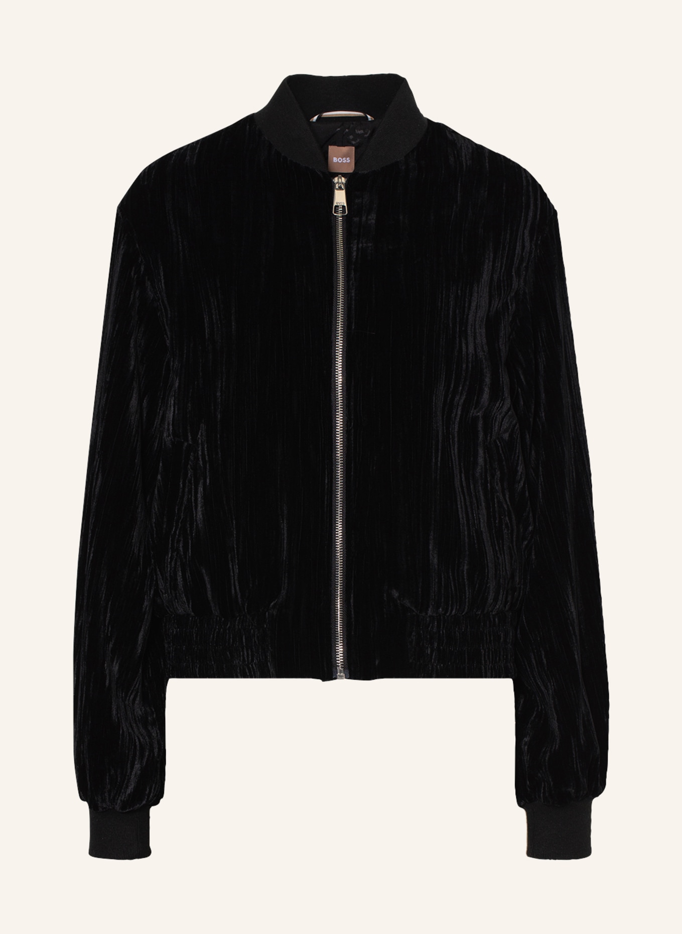 BOSS Velvet blouson jacket JELIVA, Color: BLACK (Image 1)
