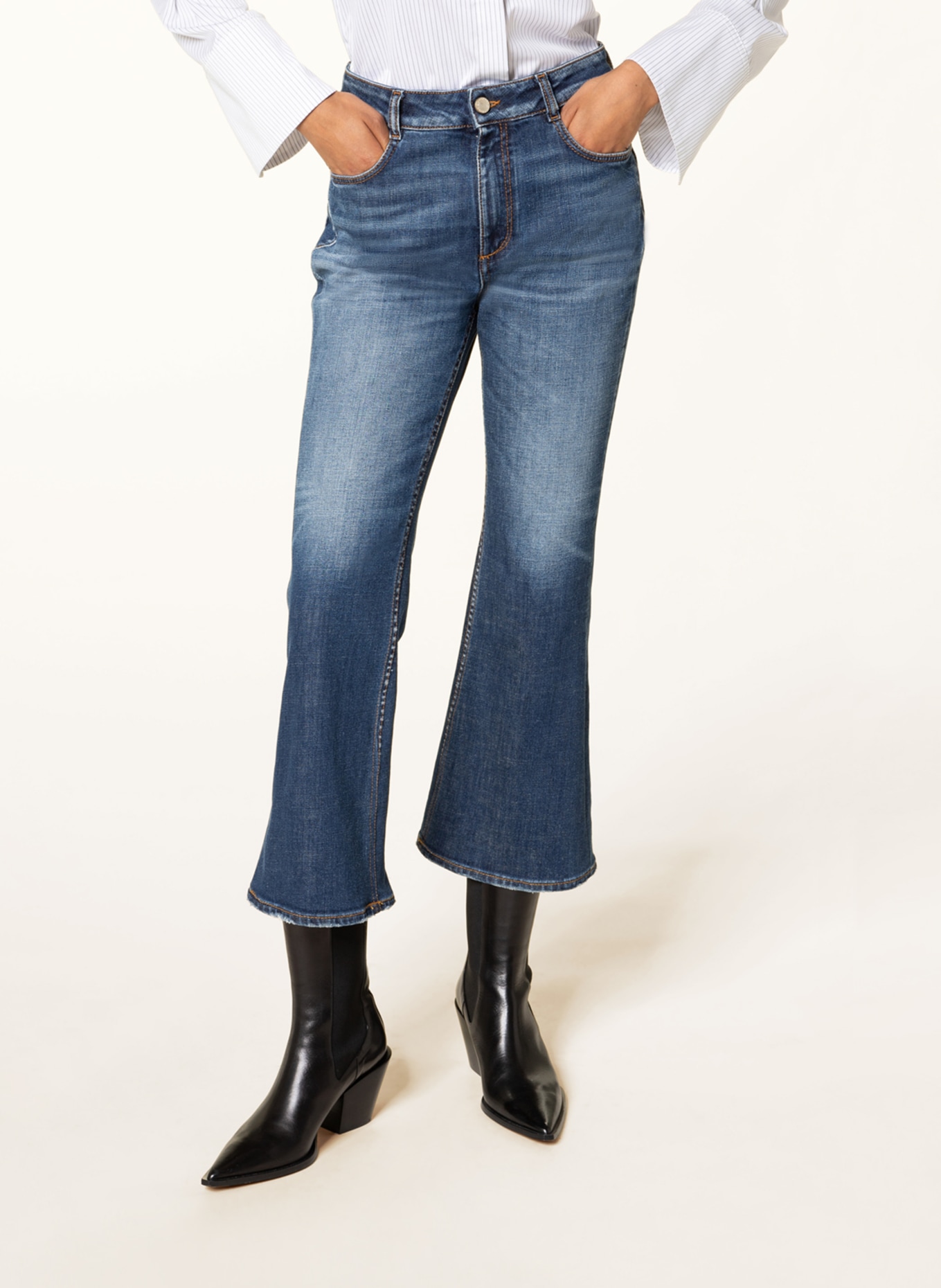 DOROTHEE SCHUMACHER Flared Jeans , Farbe: 856 blue denim (Bild 5)