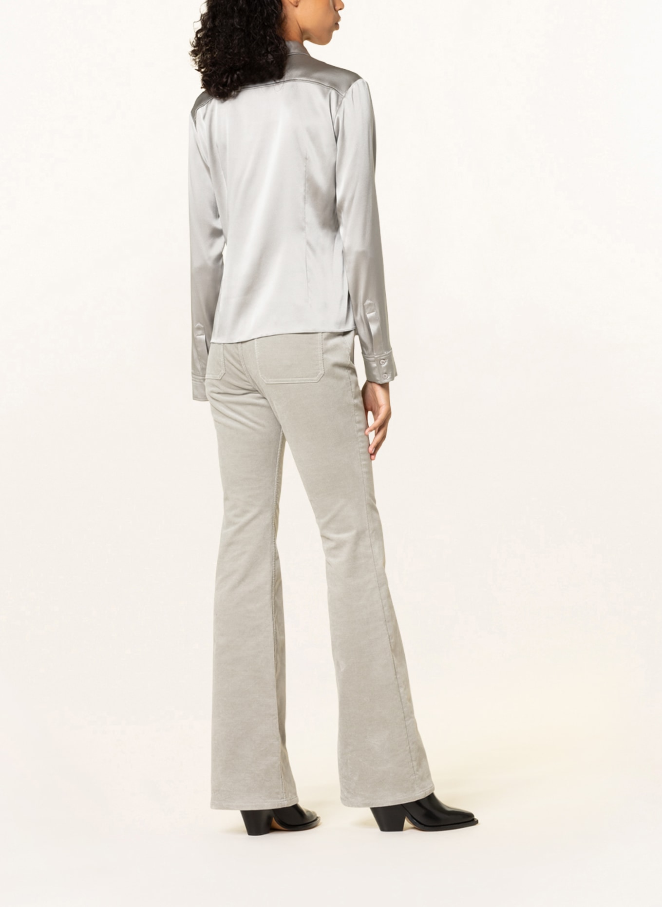 DOROTHEE SCHUMACHER Silk blouse , Color: GRAY (Image 3)