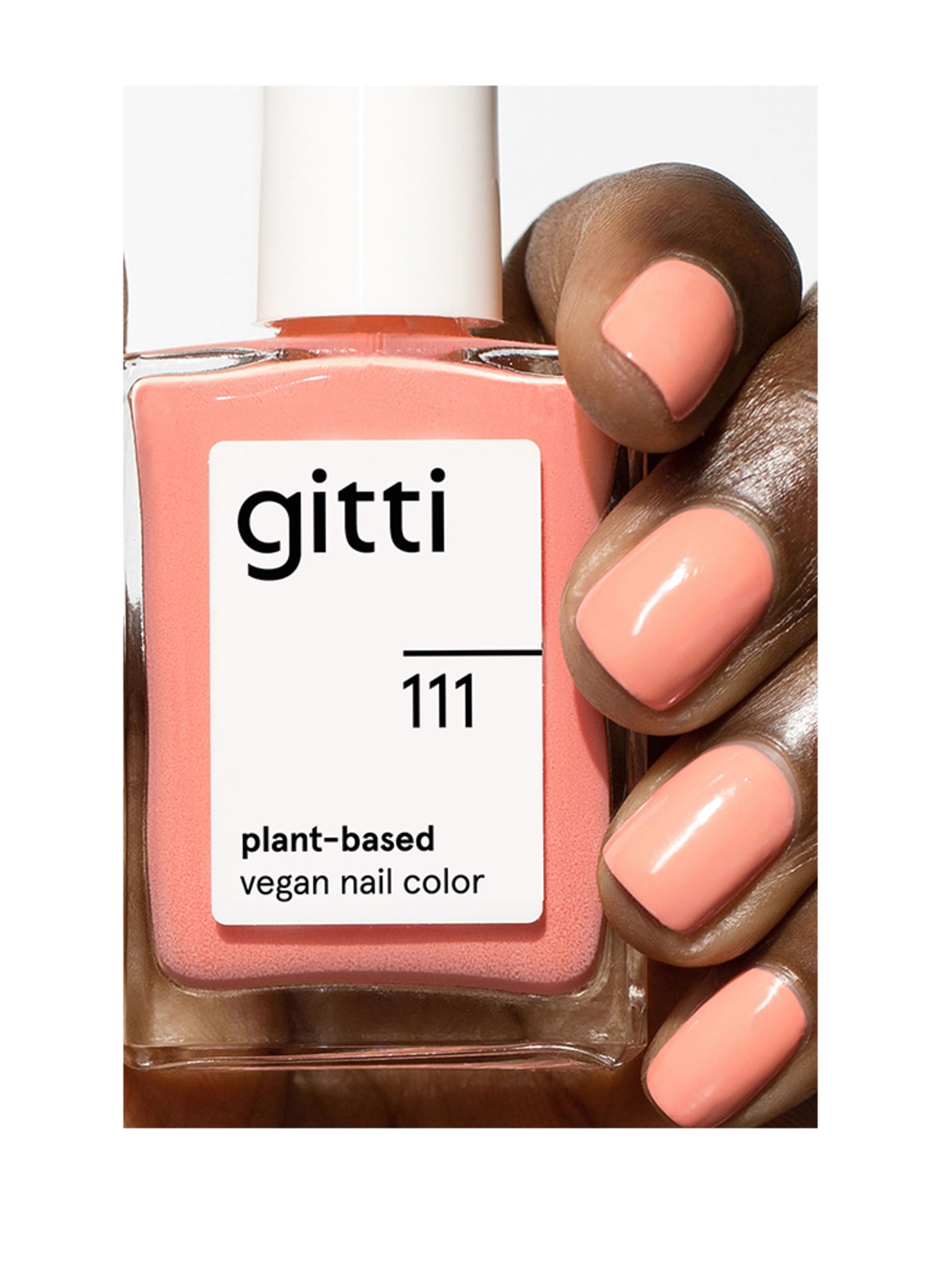 gitti PLANT-BASED VEGAN NAIL COLOUR: NO. 111 - PFIRSICHROSA