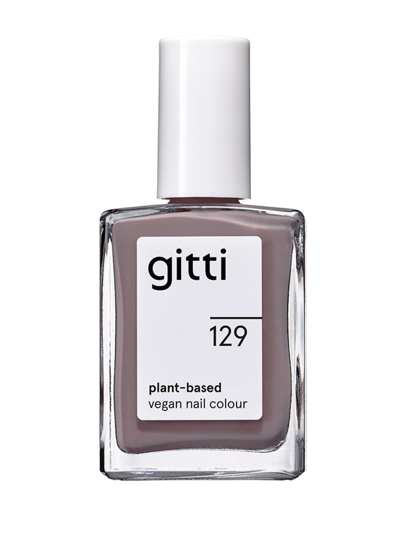 gitti PLANT-BASED VEGAN NAIL COLOUR: NO. 129 - GRAUVIOLETT