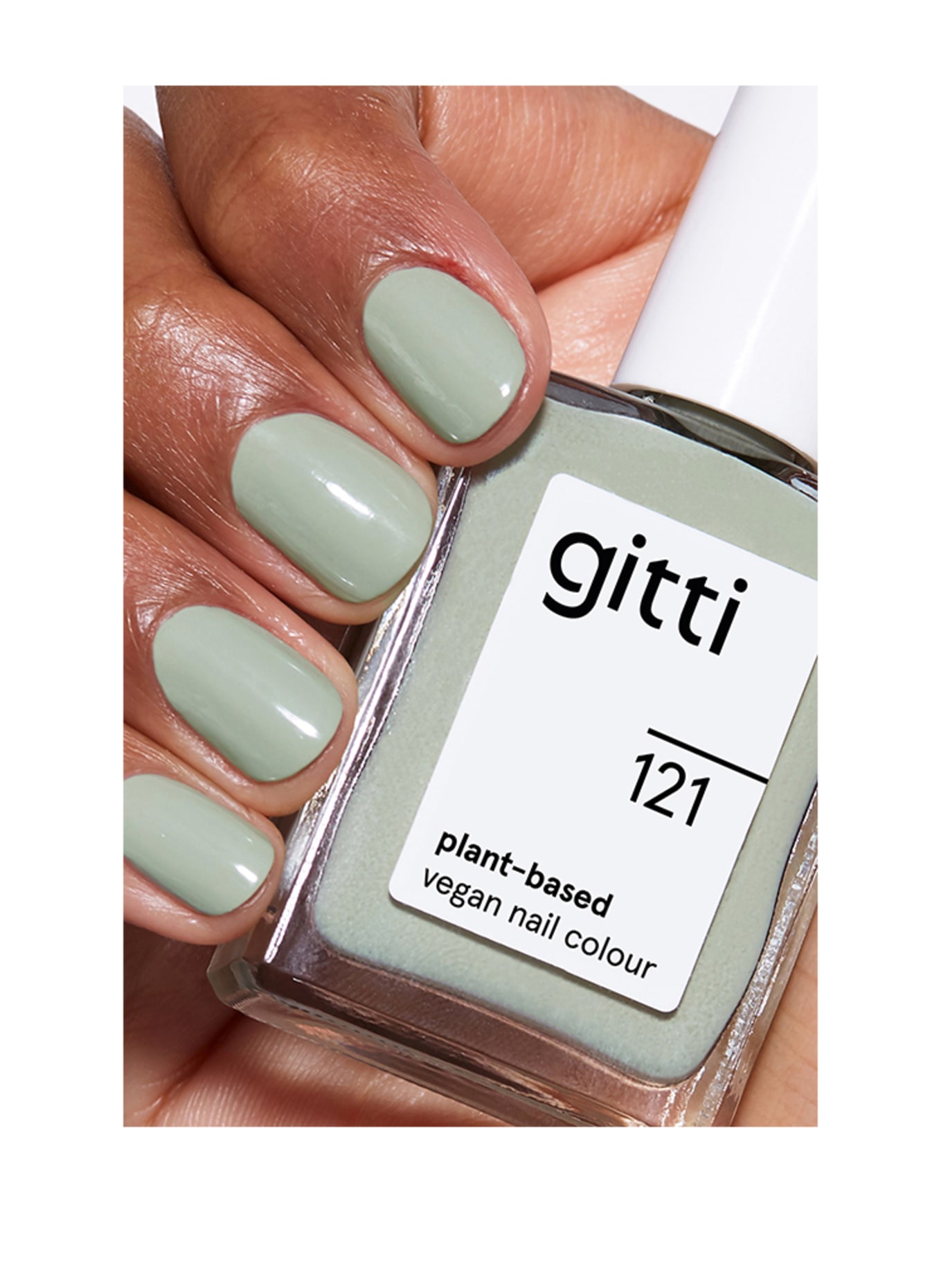 gitti PLANT-BASED VEGAN NAIL COLOUR: NO. 121 - SALBEIGRÜN
