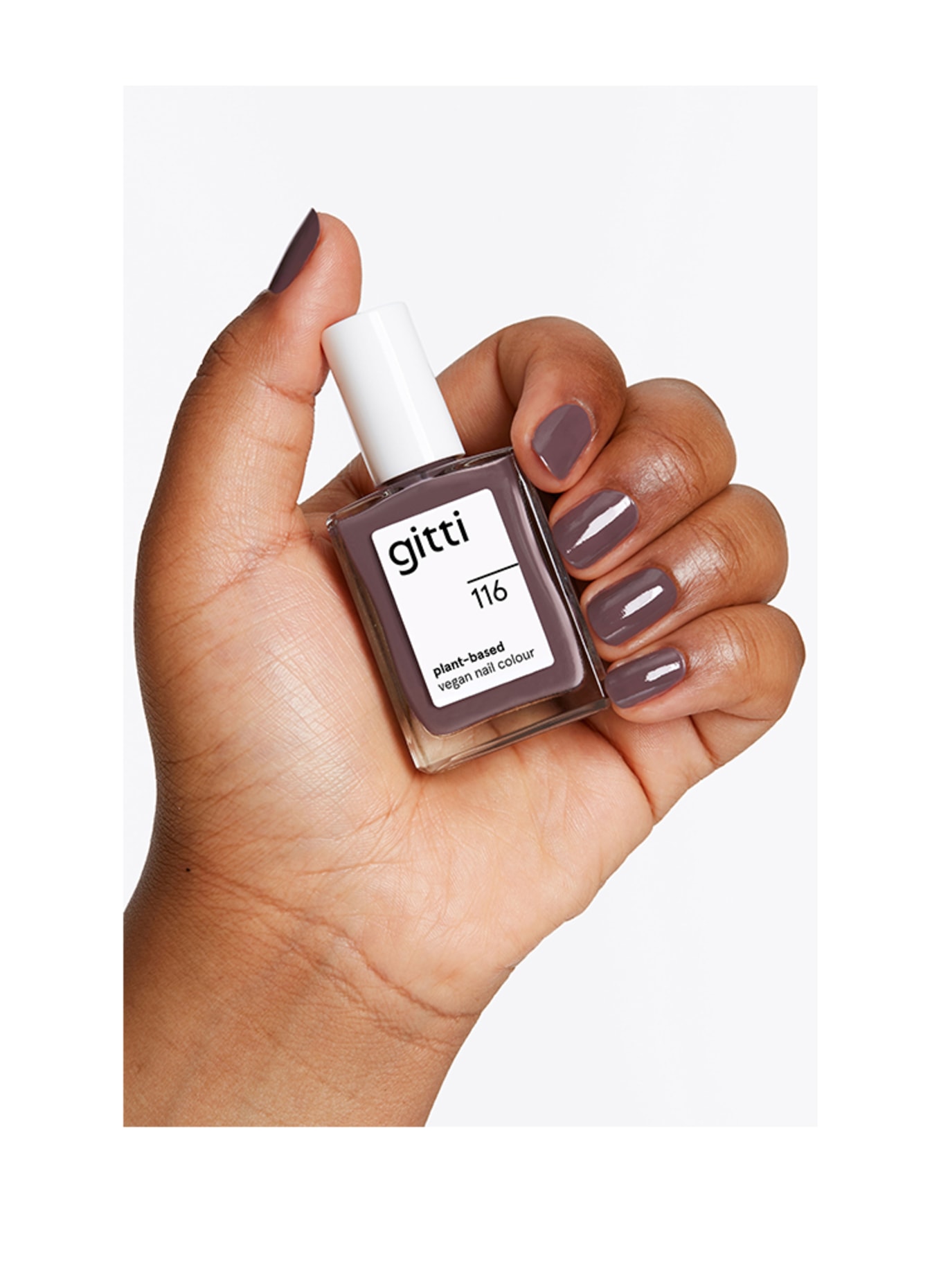 gitti PLANT-BASED VEGAN NAIL COLOUR: NO. 116 - HELLES ESPRESSO