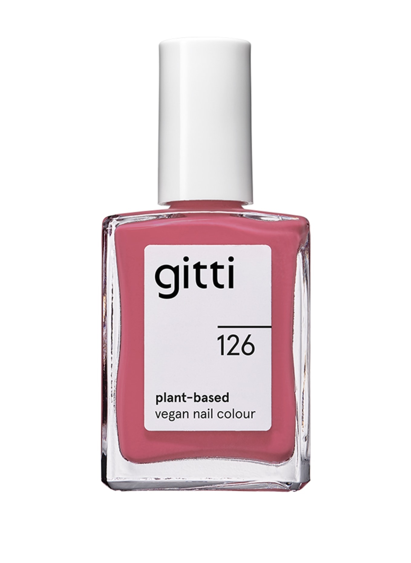 gitti PLANT-BASED VEGAN NAIL COLOUR: NO. 126 - PASTELLROT