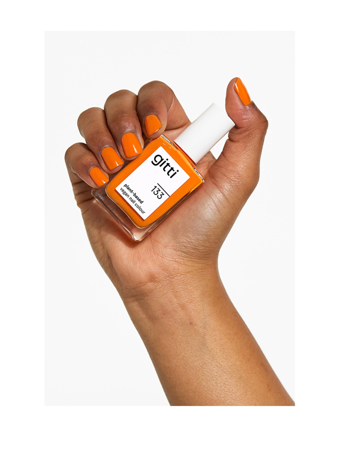 gitti PLANT-BASED VEGAN NAIL COLOUR: NO. 133 - ORANGE