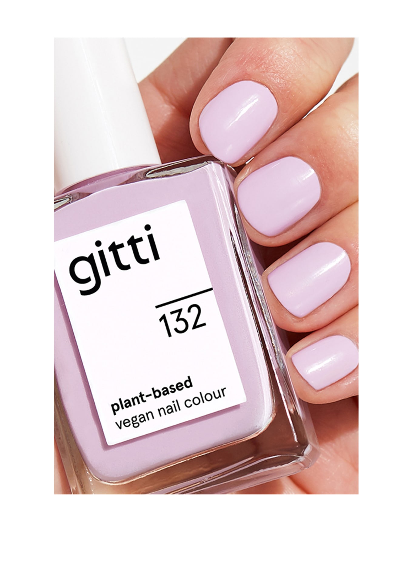 gitti PLANT-BASED VEGAN NAIL COLOUR: NO. 132 - LAVENDEL