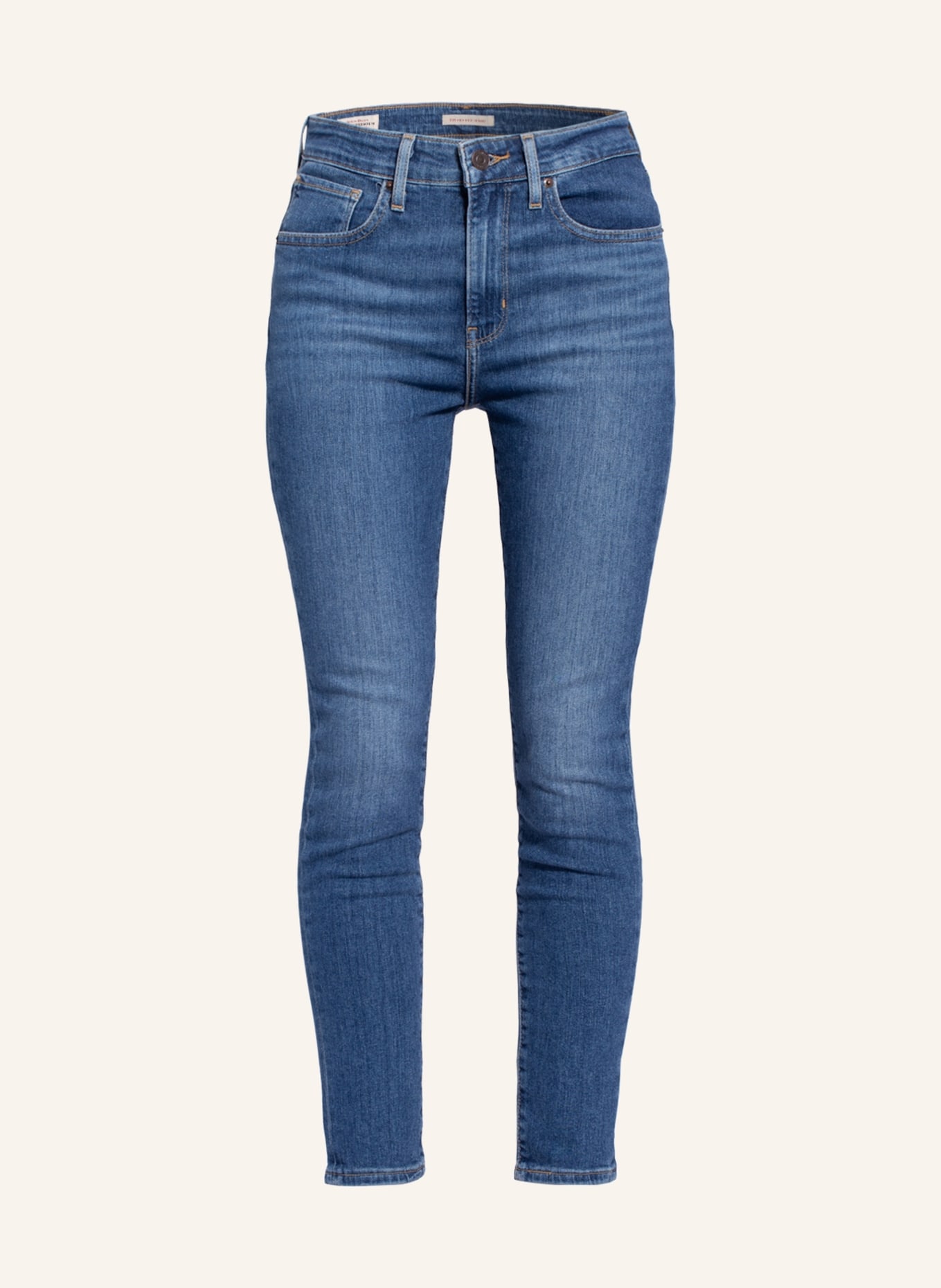 Levi's® Skinny Jeans 721, Farbe: 22 Med Indigo - Worn In (Bild 1)