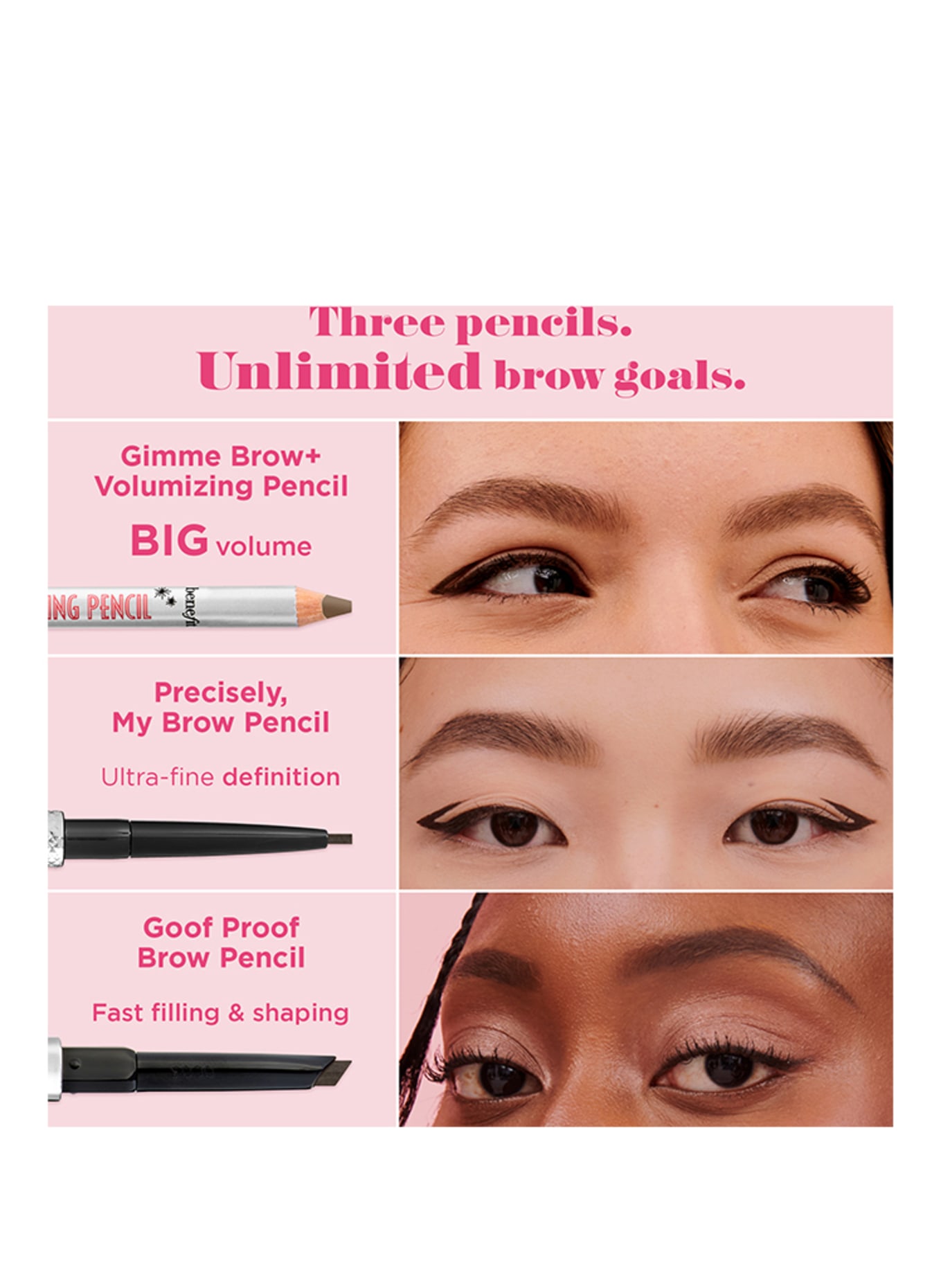 benefit GIMME BROW+ VOLUMIZING PENCIL: SHADE 01 COOL LIGHT BLONDE