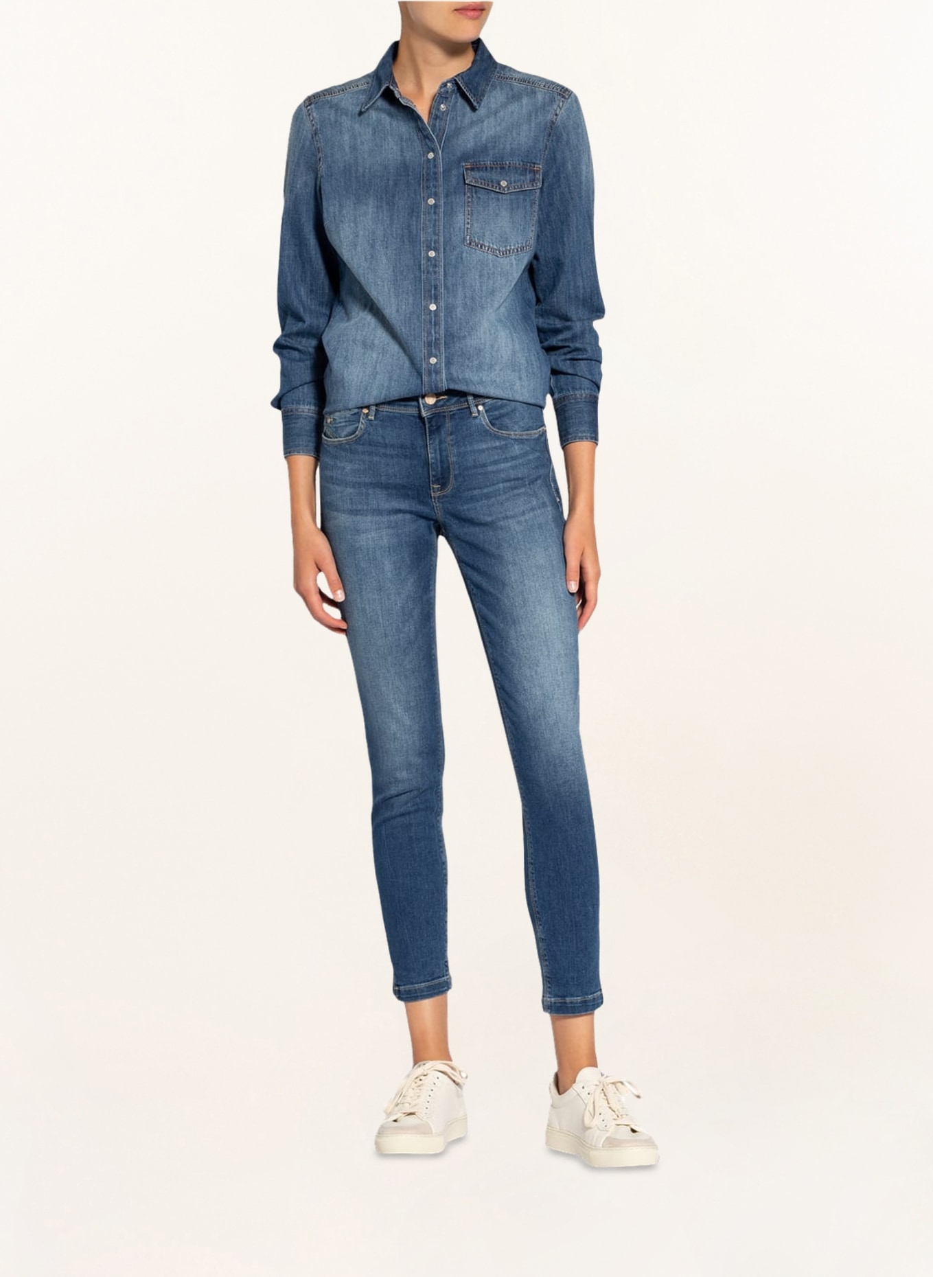 mavi 7/8 jeans ADRIANA, Color: 22302 mid str (Image 2)