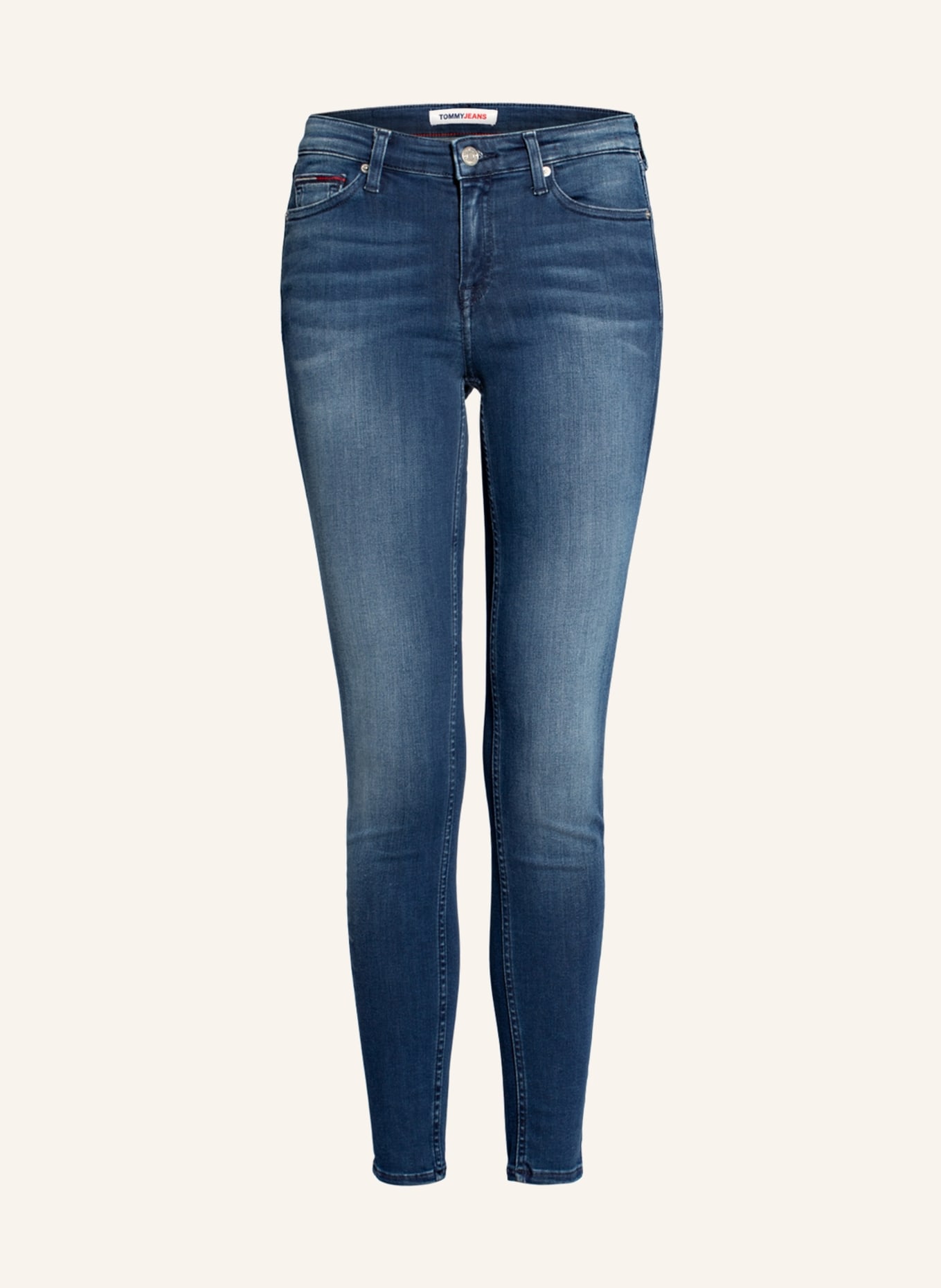 TOMMY JEANS Skinny Jeans NORA, Farbe: 1A5 New Niceville Mid Blue Stretch (Bild 1)