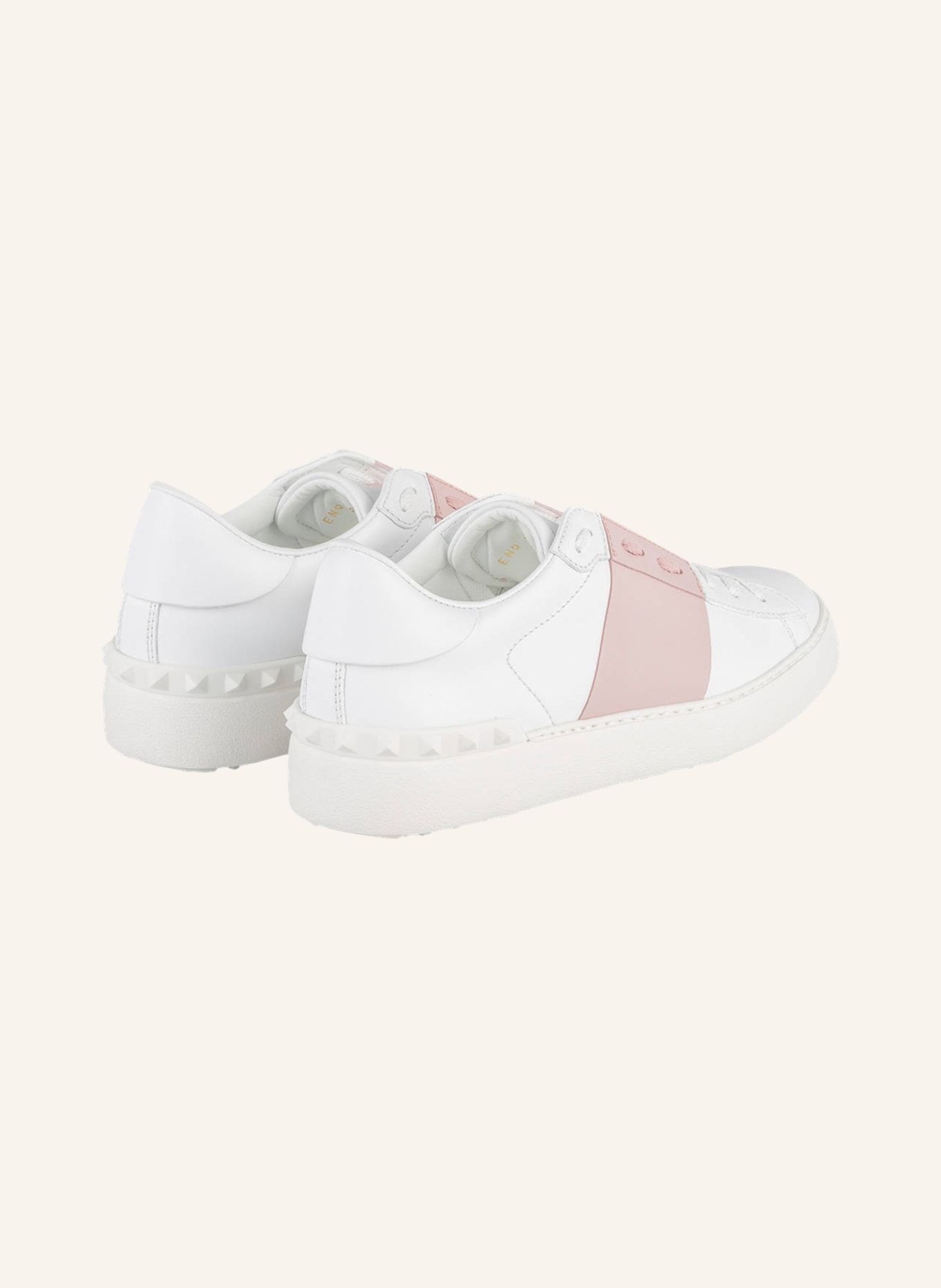 VALENTINO GARAVANI Sneakers OPEN ROCKSTUD, Color: WHITE/ ROSE (Image 2)