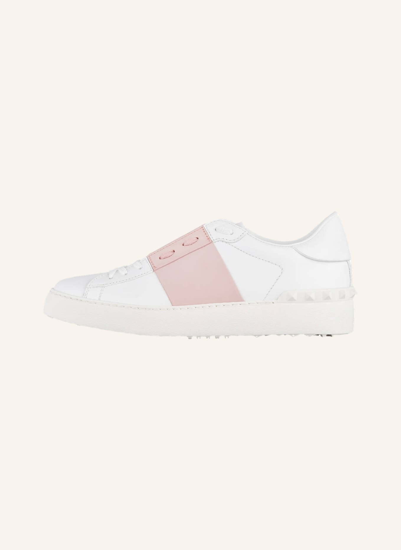 VALENTINO GARAVANI Sneakers OPEN ROCKSTUD, Color: WHITE/ ROSE (Image 4)