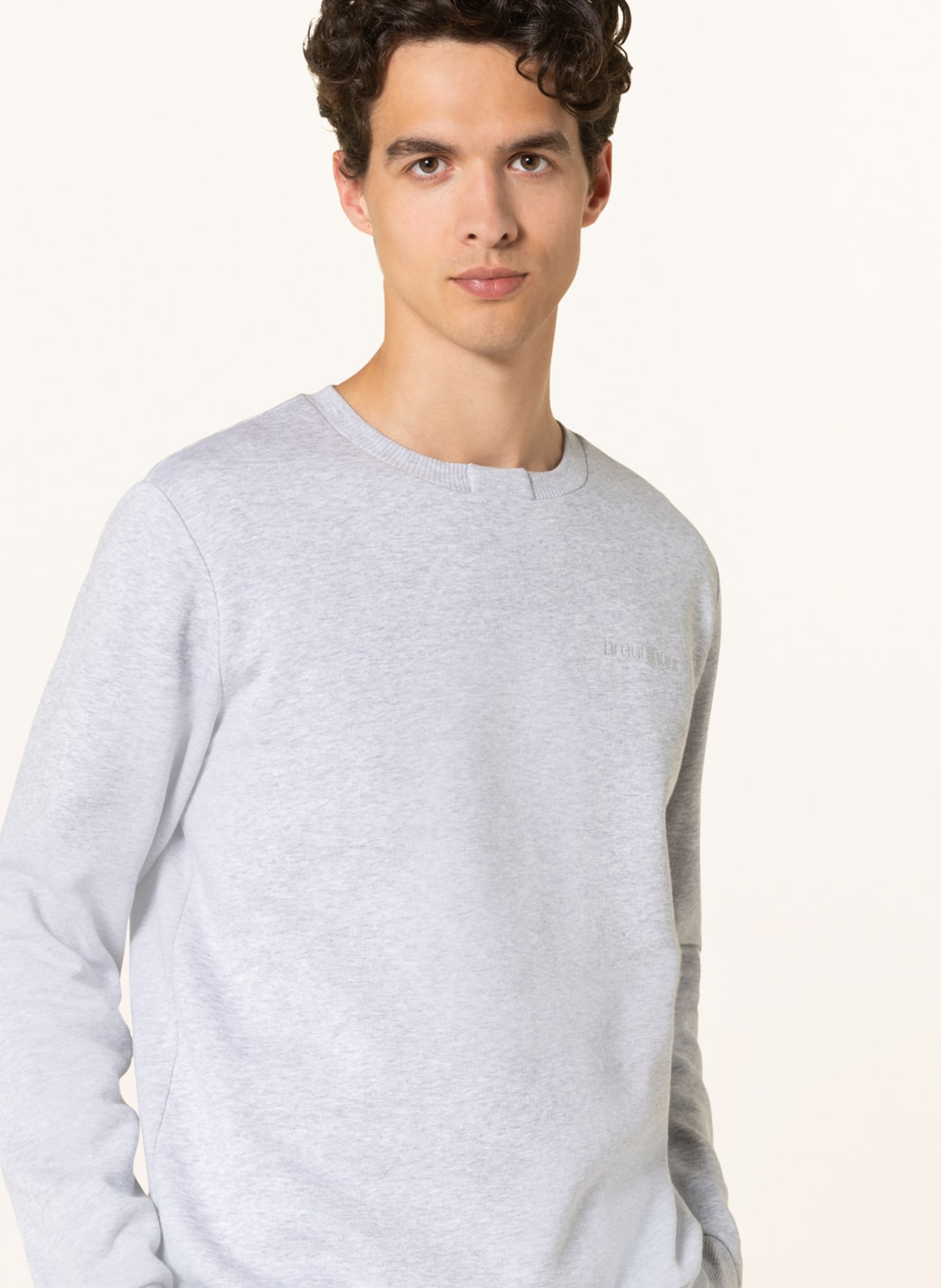 Breuninger Mitarbeiterkollektion Herren Sweatshirt: HELLGRAU