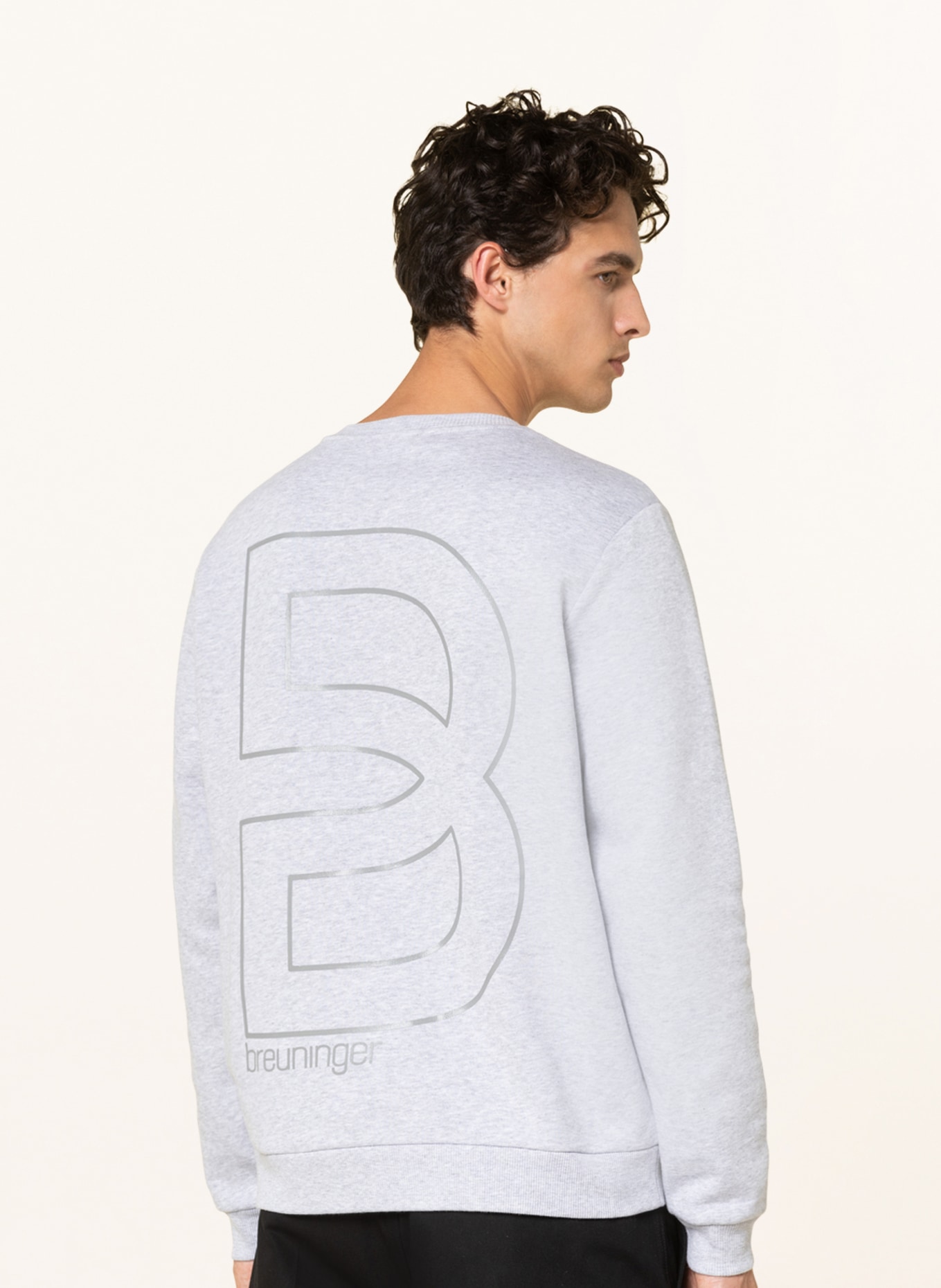 Breuninger Mitarbeiterkollektion Herren Sweatshirt: HELLGRAU