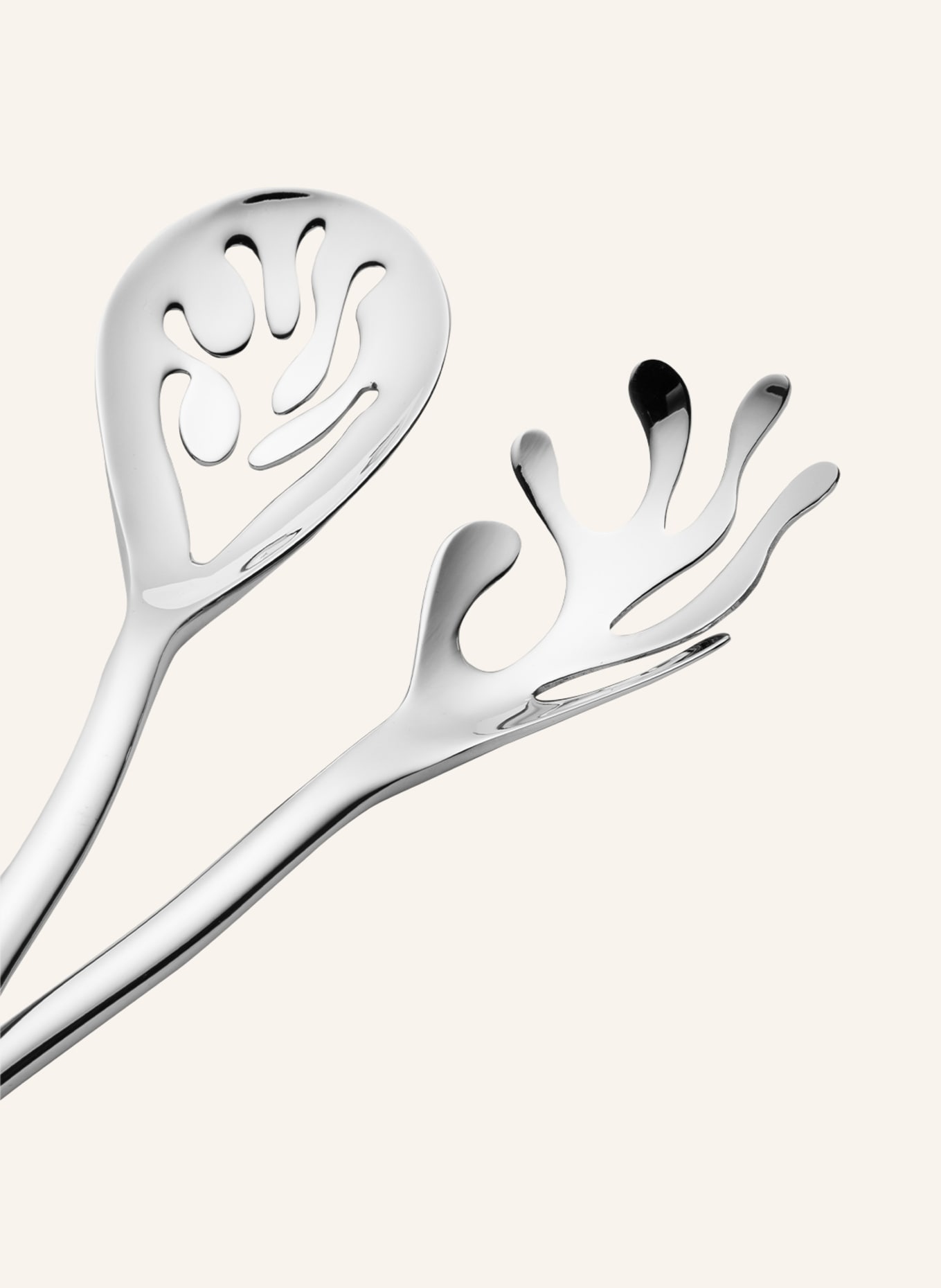 ALESSI Salatbesteck MEDITERRANEO: SILBER