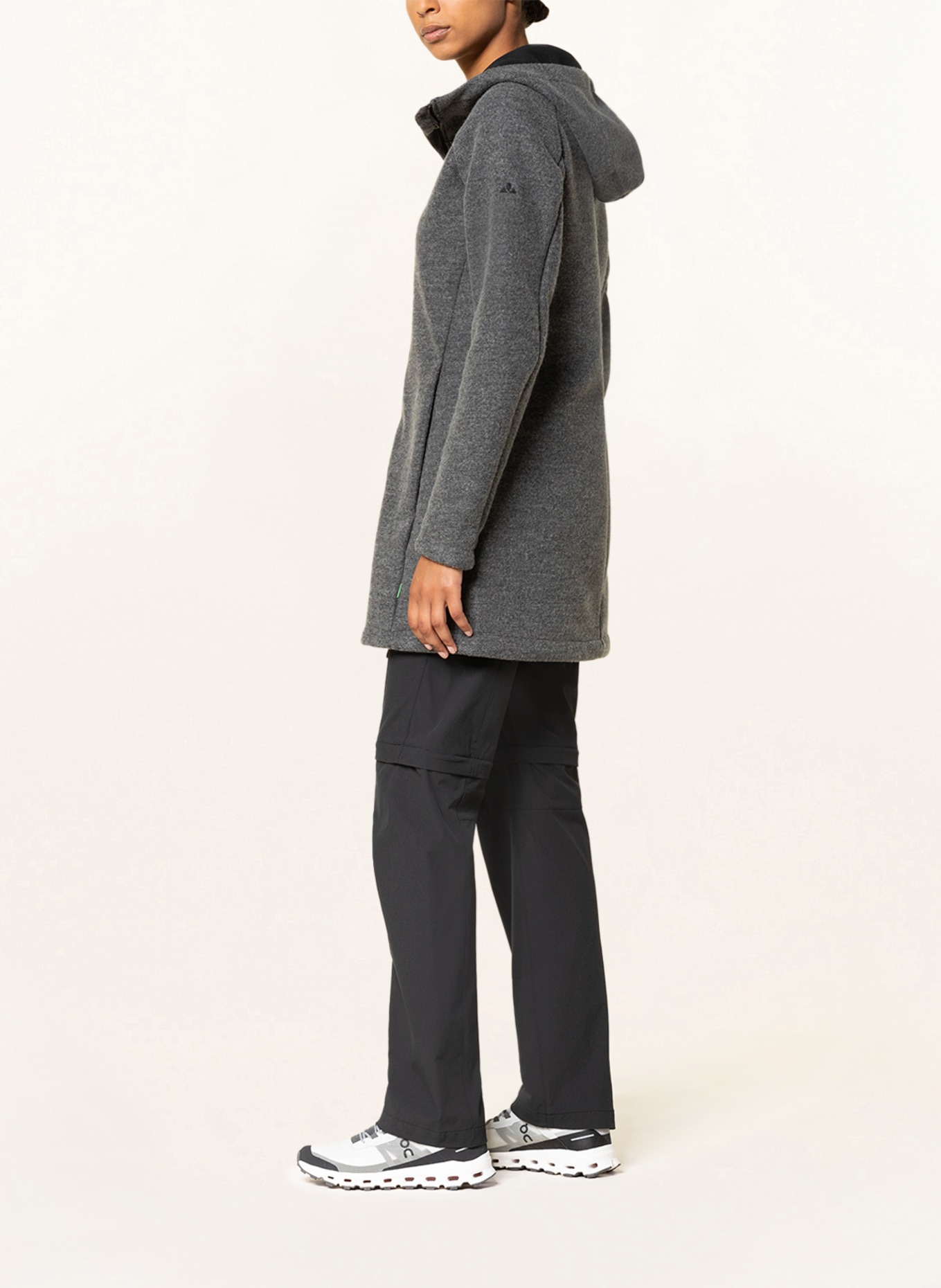 VAUDE Fleece coat TINSHAN , Color: GRAY (Image 4)
