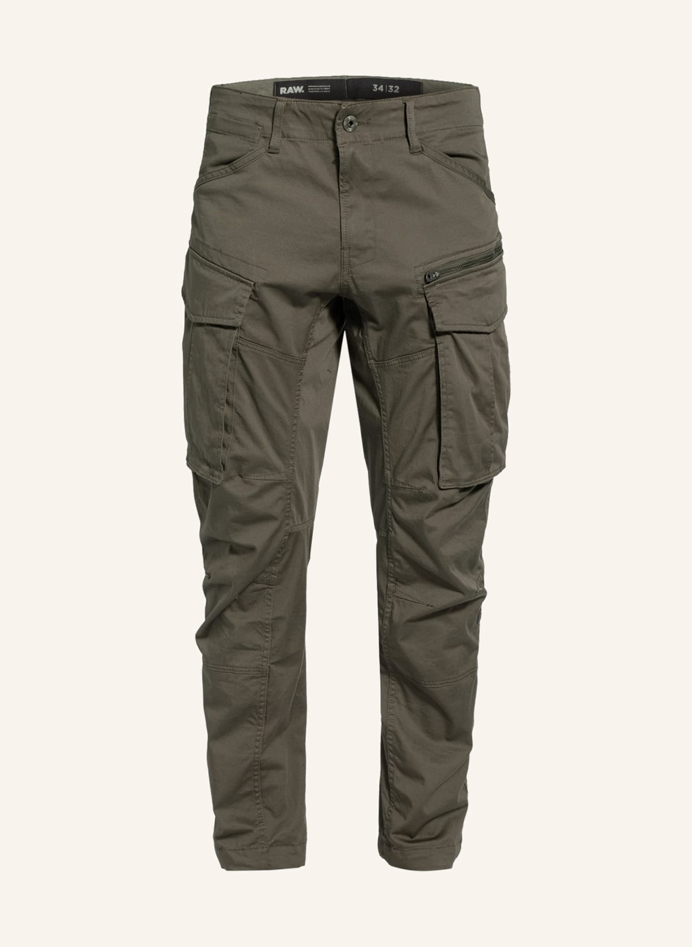 G-Star Cargohose Tapered Fit: OLIV/ GRAU