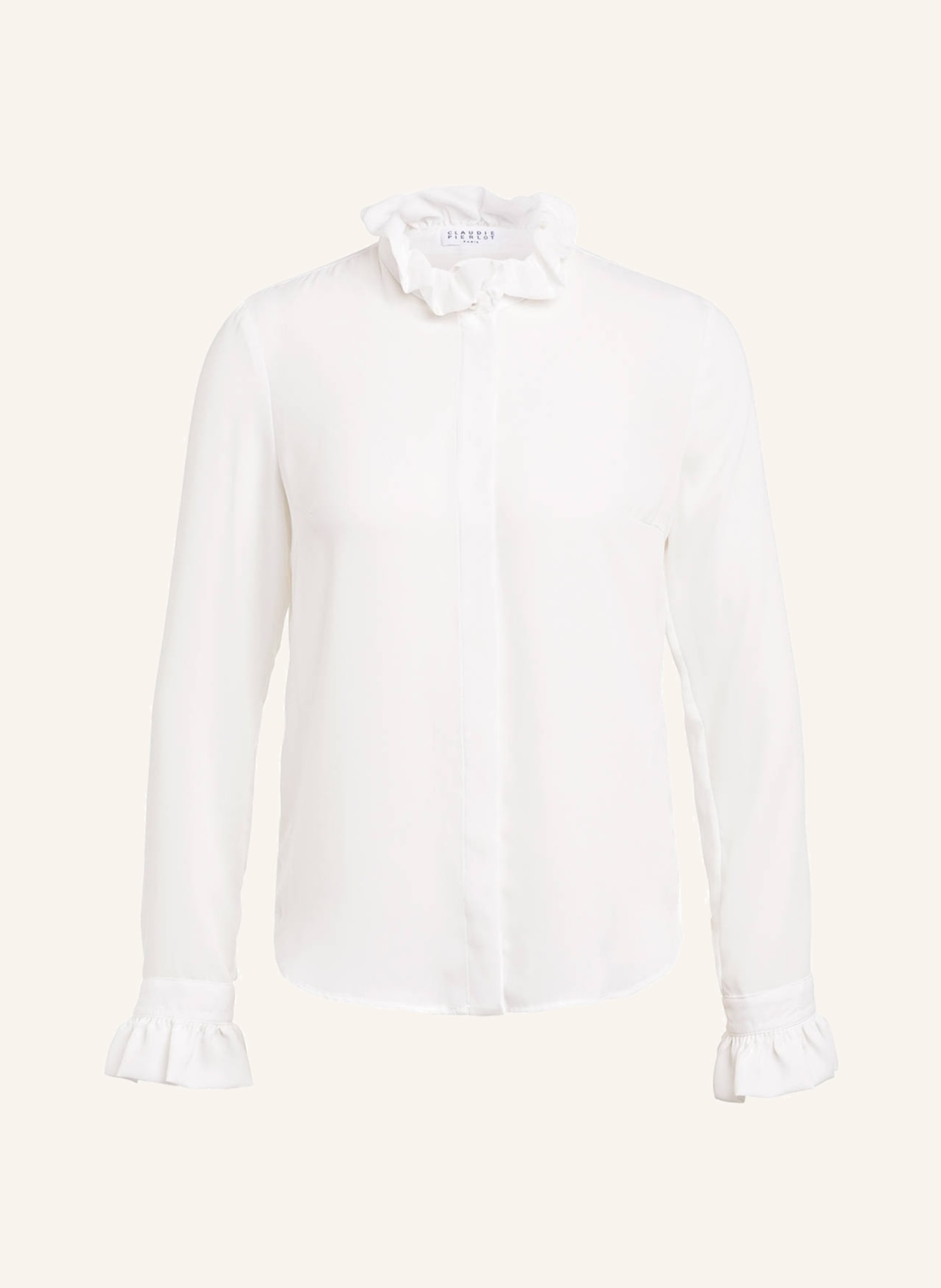 CLAUDIE PIERLOT Bluse, Farbe: WEISS (Bild 1)
