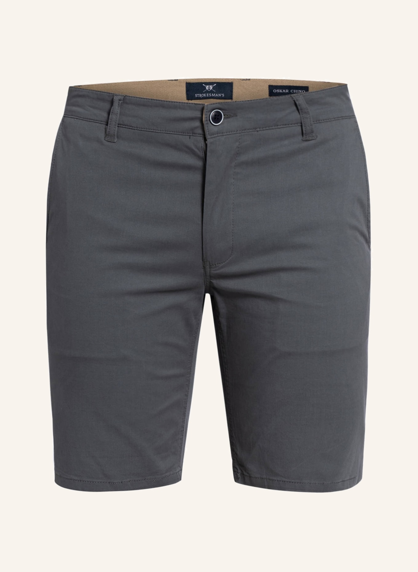 STROKESMAN'S Chino shorts , Color: GRAY (Image 1)