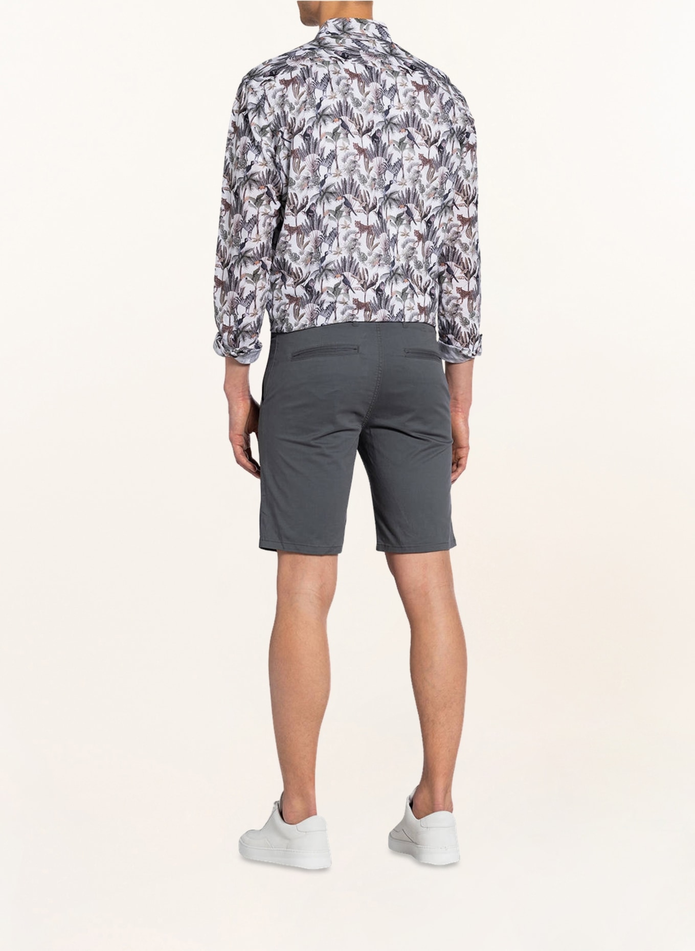 STROKESMAN'S Chino shorts , Color: GRAY (Image 3)