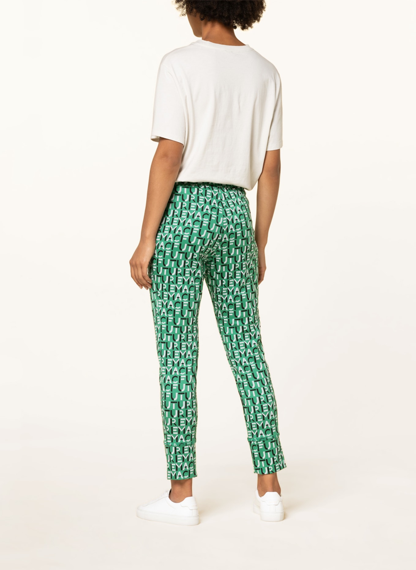 MAC Trousers FUTURE 2.0 in jogger style, Color: GREEN/ BLACK/ WHITE (Image 3)
