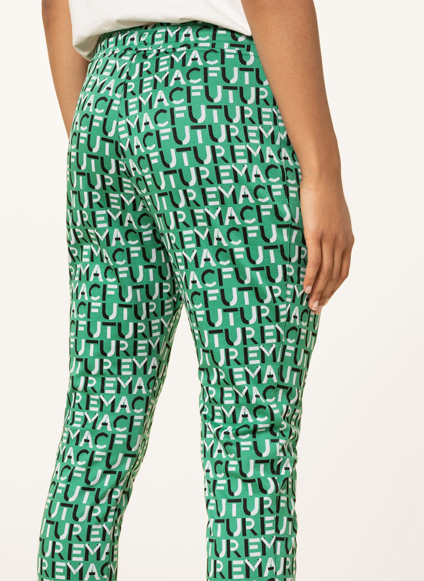MAC Trousers FUTURE 2.0 in jogger style, Color: GREEN/ BLACK/ WHITE (Image 5)