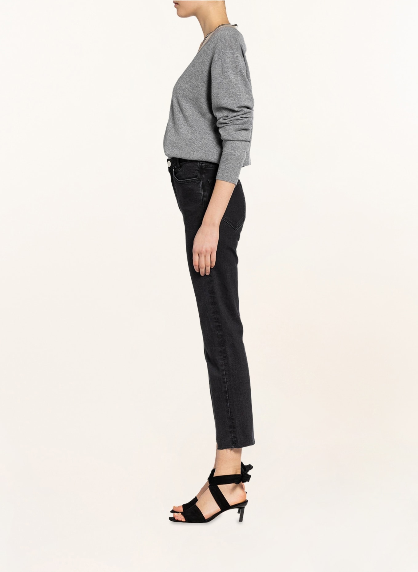 SANDRO 7/8-Jeans, Farbe: BLAC BLACK	 (Bild 4)