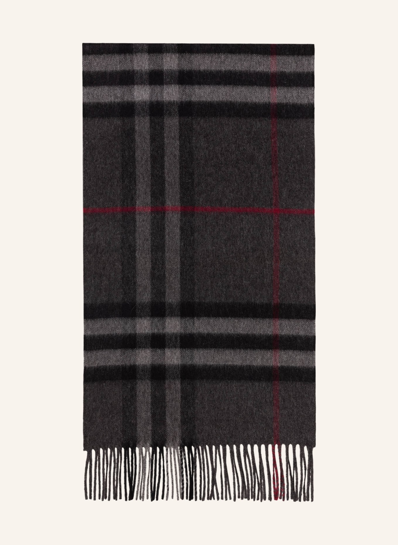 BURBERRY Cashmere-Schal, Farbe: CHARCOAL (Bild 1)