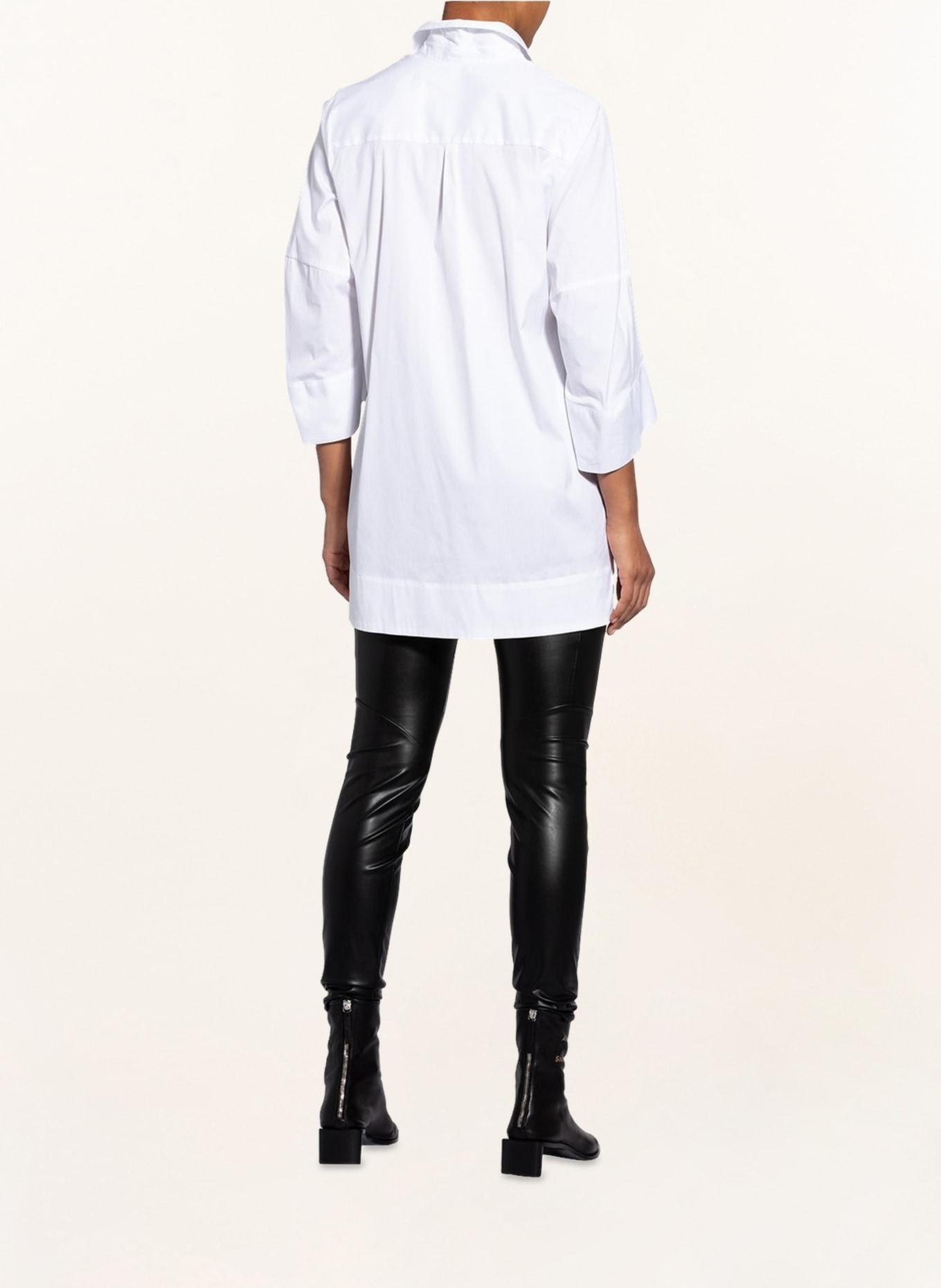 Buy Topshop women elastic waist faux leather leggings black Online | Brands  For Less
