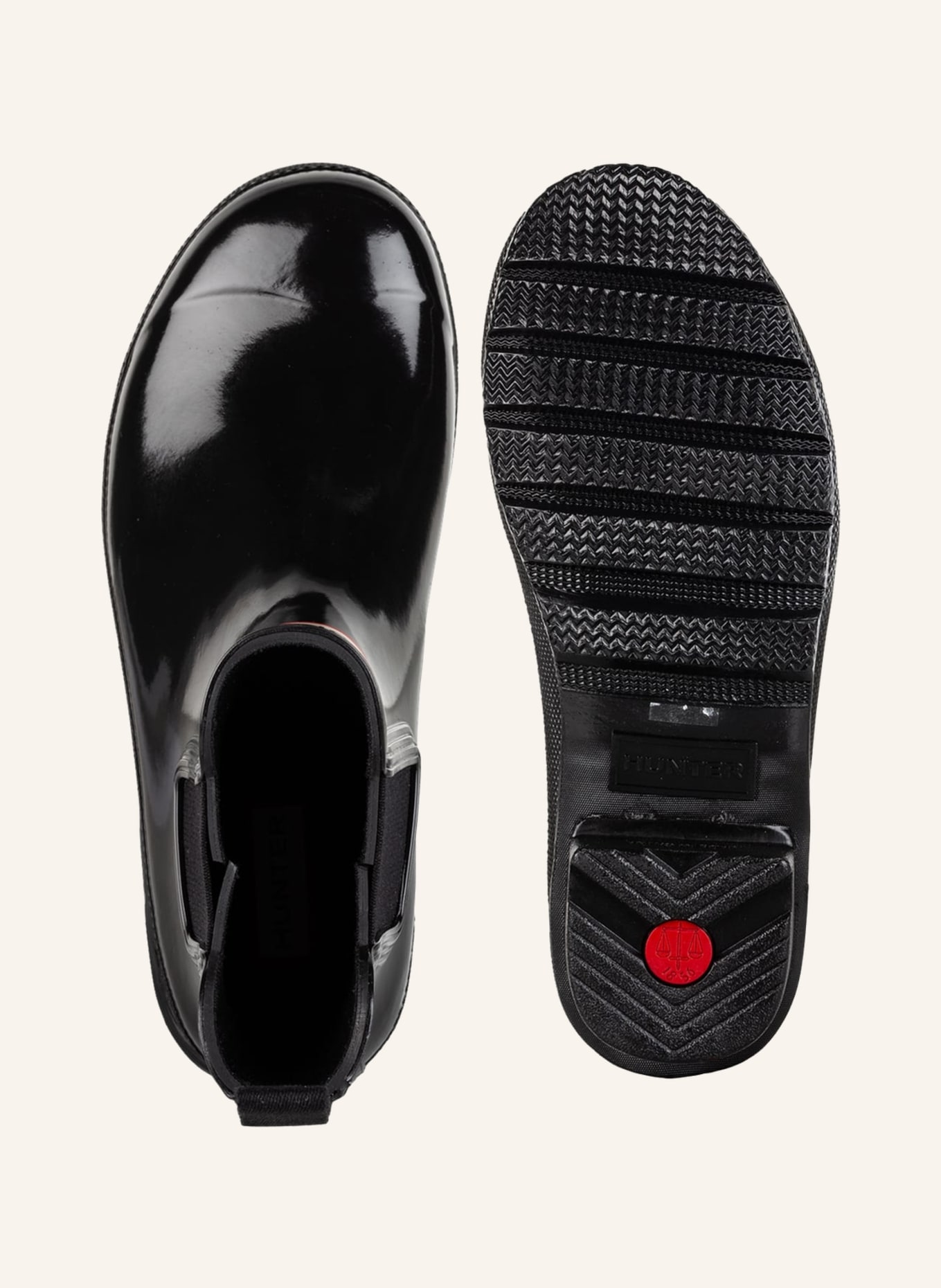 HUNTER boots in black