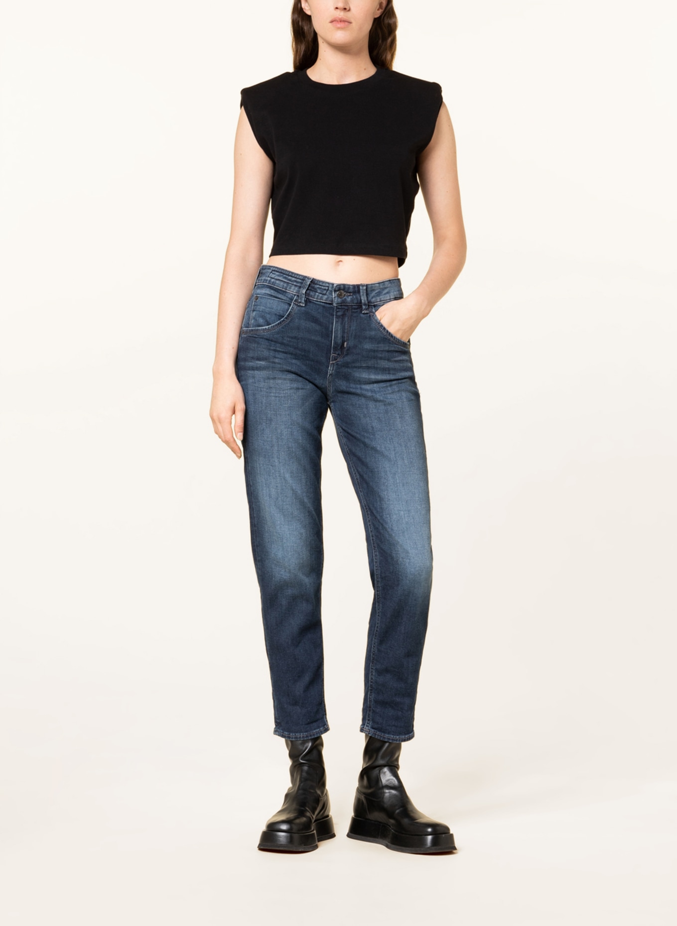 DRYKORN 7/8 jeans LIKE, Color: 3100 BLAU (Image 2)