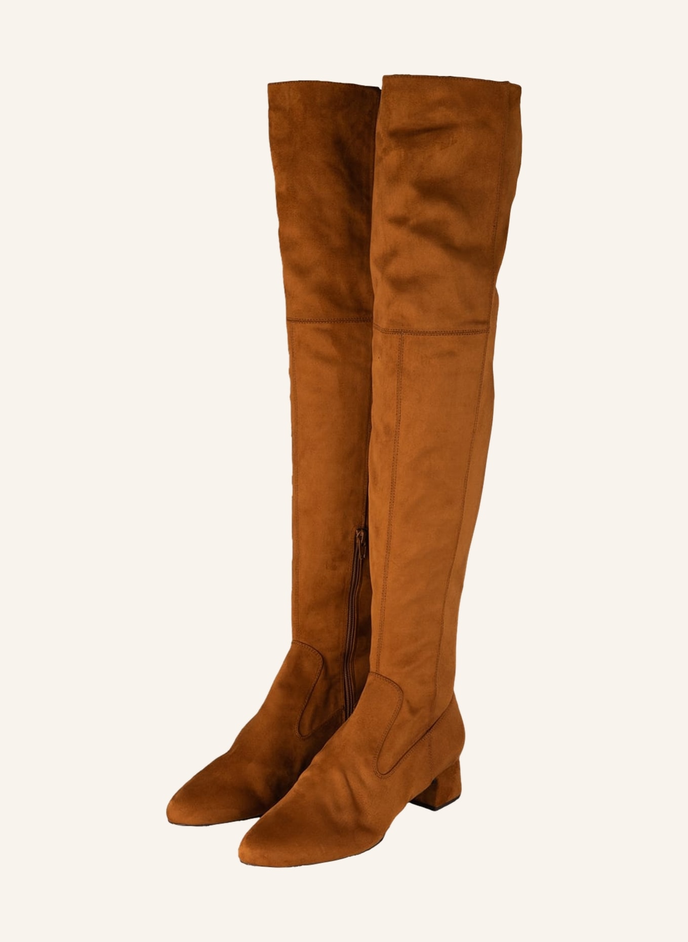 UNISA Overknee-Stiefel LUKAS, Farbe: BRAUN (Bild 1)