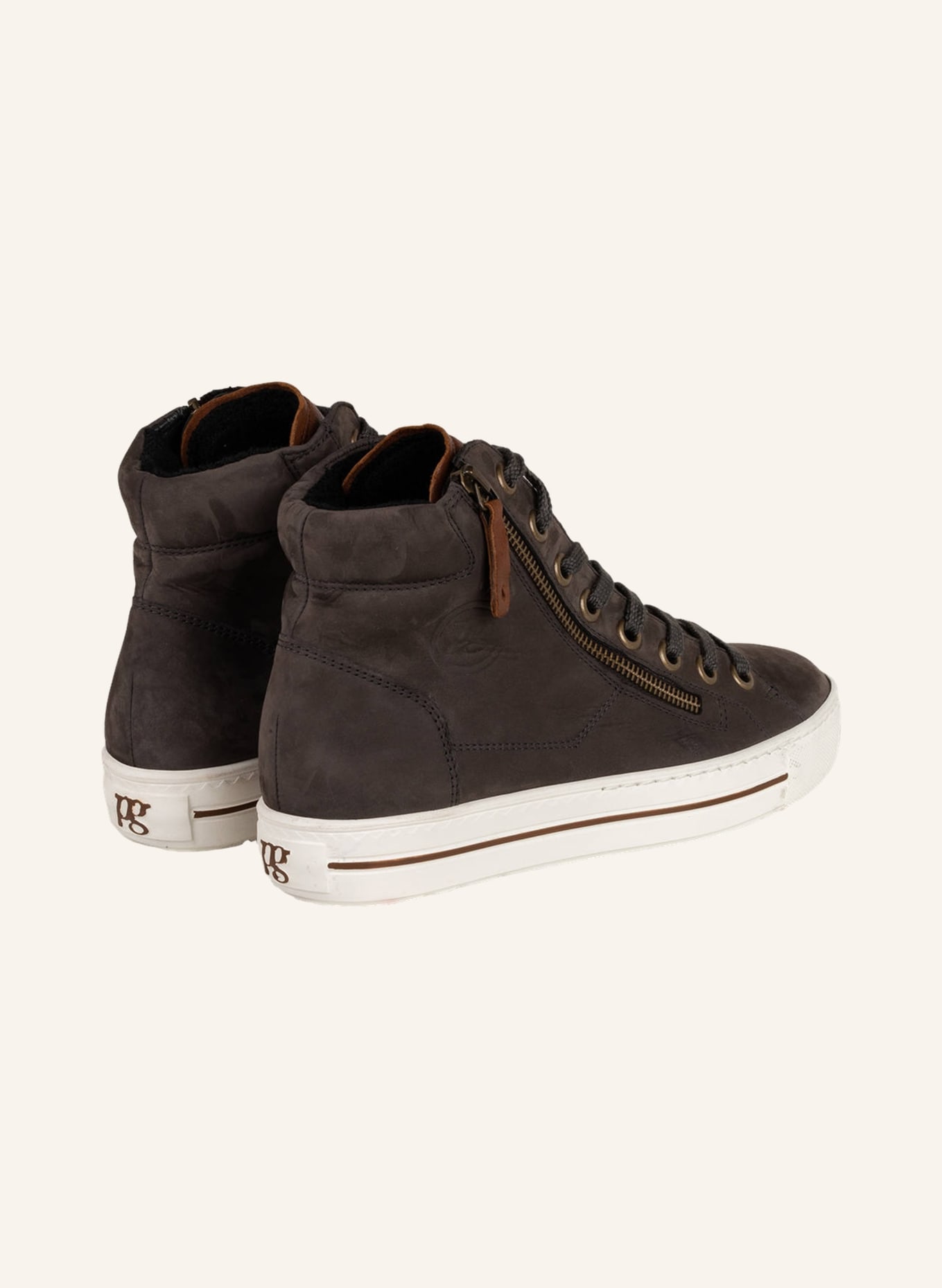paul green High-top sneakers, Color: TAUPE (Image 2)