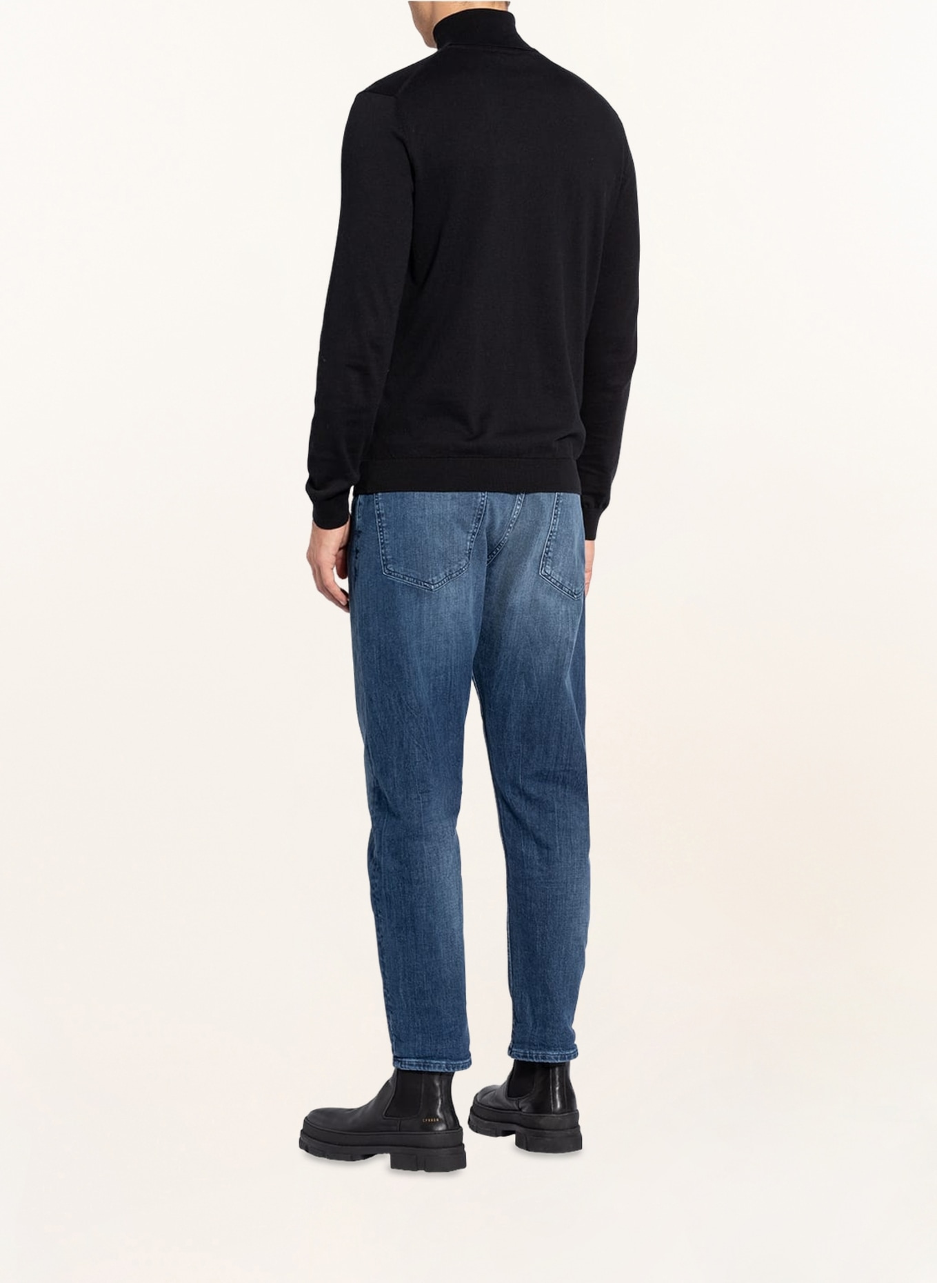 ARMEDANGELS Turtleneck sweater GLAAN, Color: BLACK (Image 3)