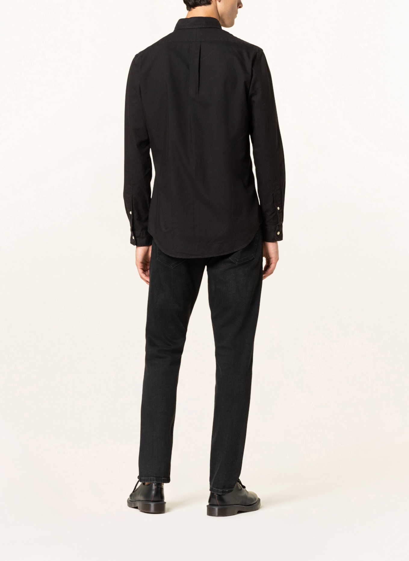 POLO RALPH LAUREN Shirt Custom Fit, Color: BLACK (Image 3)