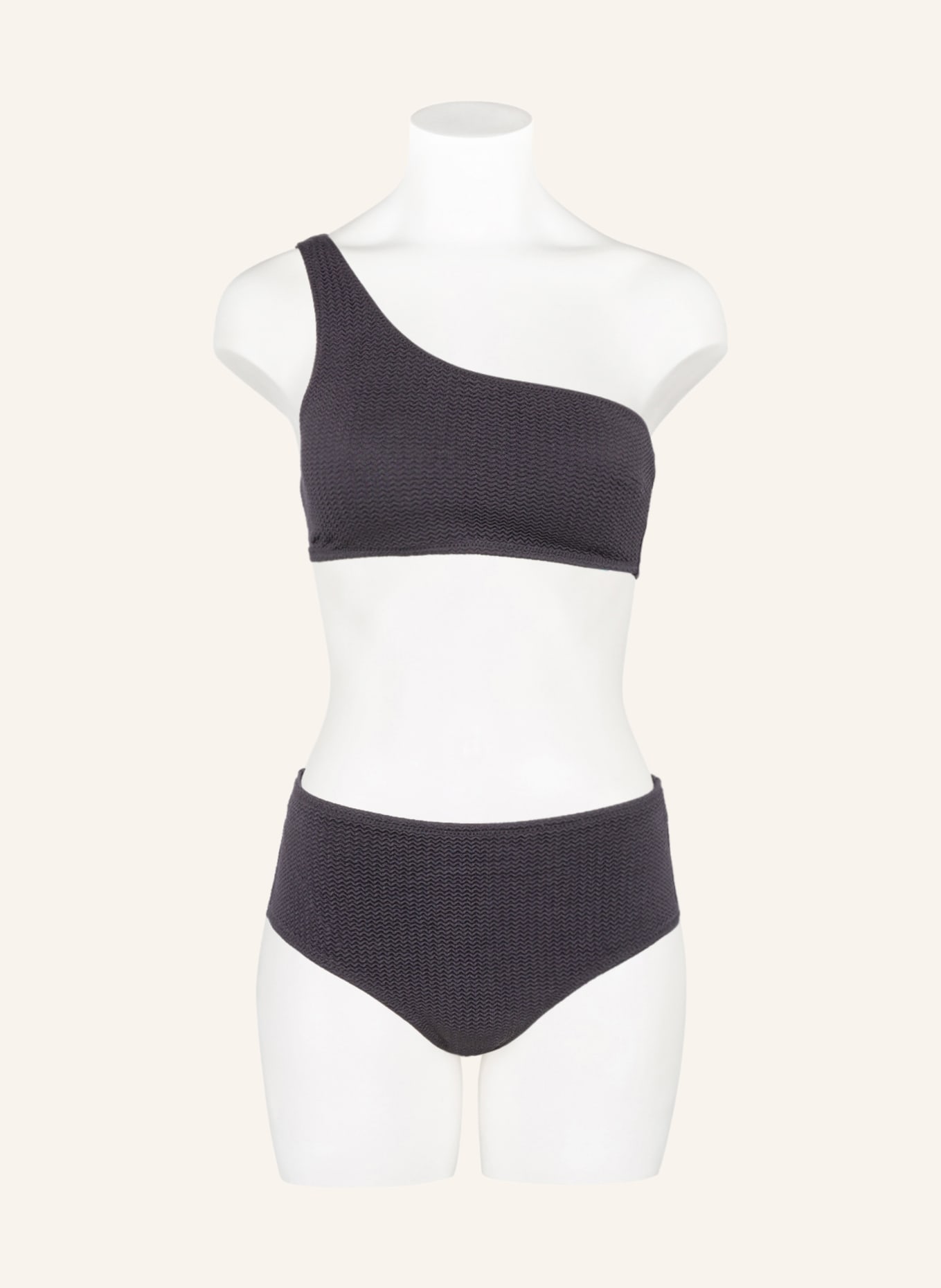 SEAFOLLY One-shoulder bikini top SEA DIVE, Color: BLACK (Image 2)