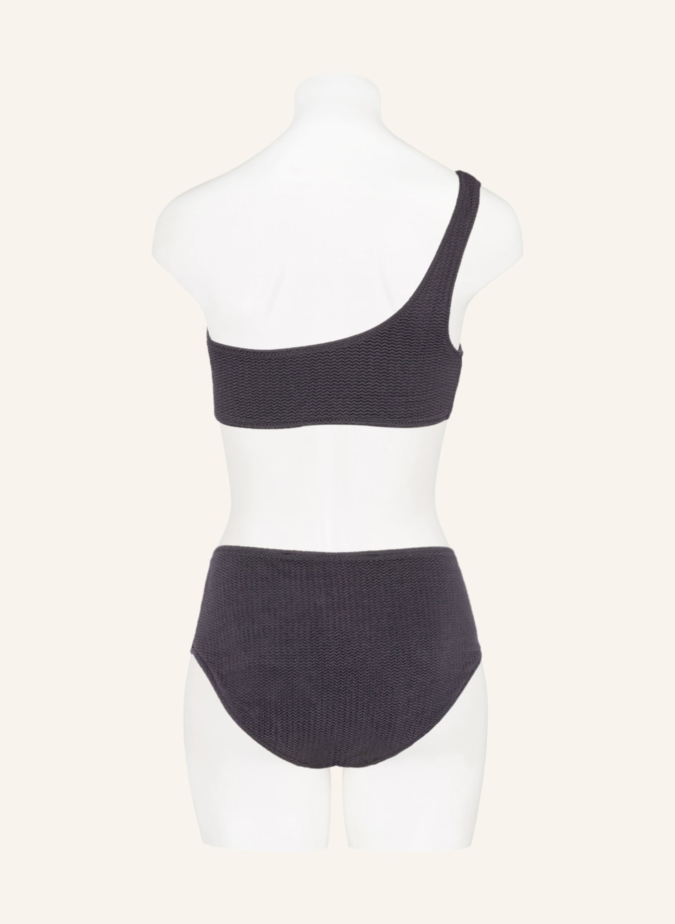 SEAFOLLY One-shoulder bikini top SEA DIVE, Color: BLACK (Image 3)