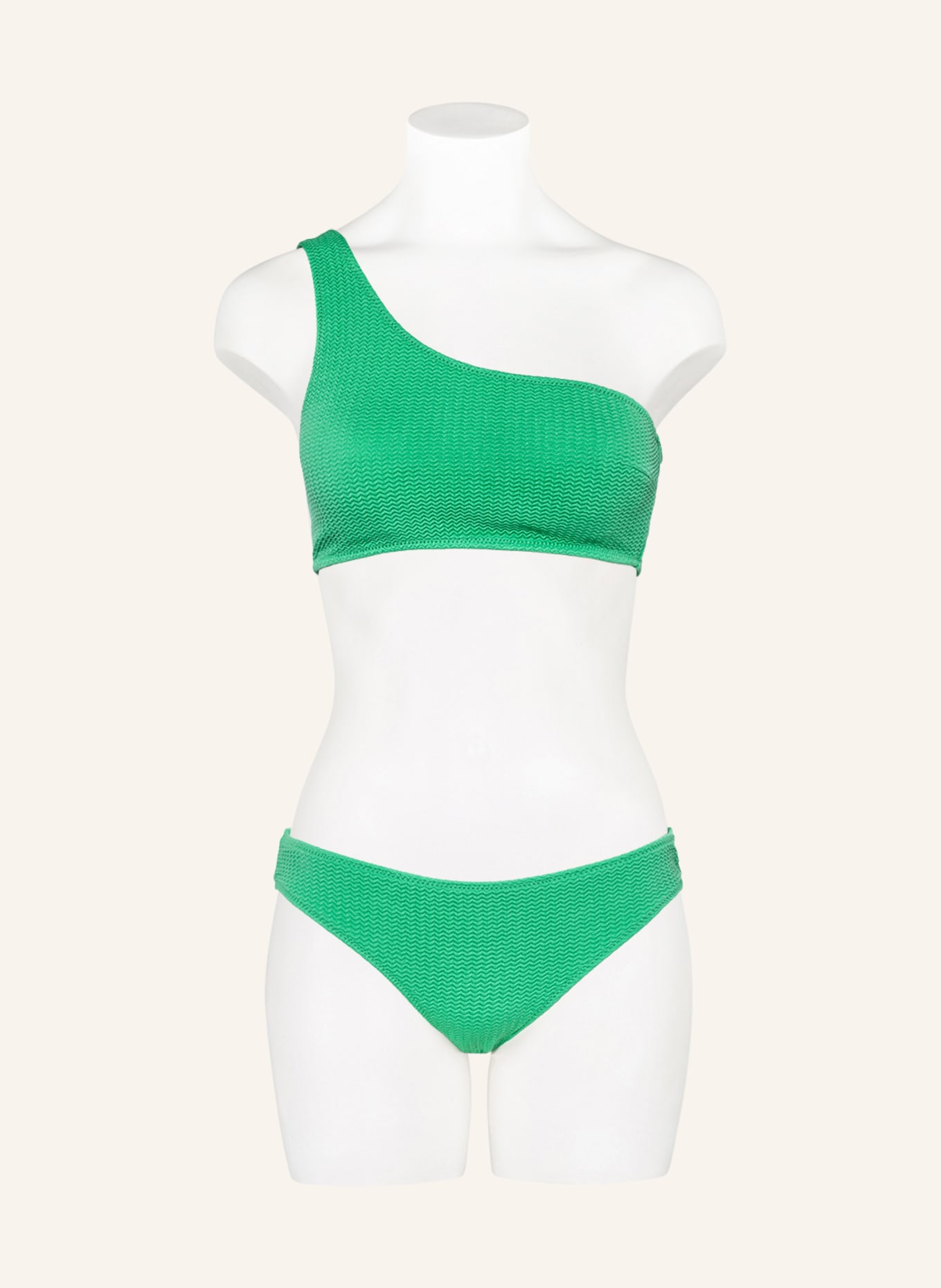 SEAFOLLY One-Shoulder-Bikini-Top SEA DIVE, Farbe: GRÜN (Bild 2)