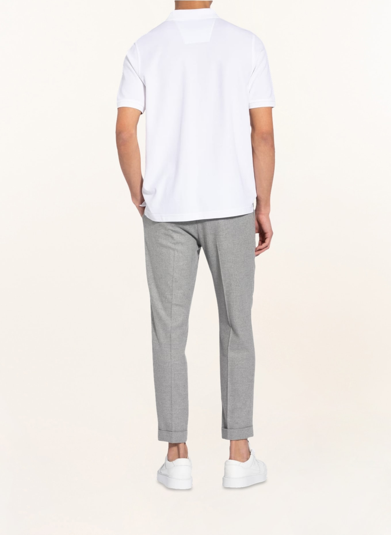 FYNCH-HATTON Piqué polo shirt, Color: WHITE (Image 3)
