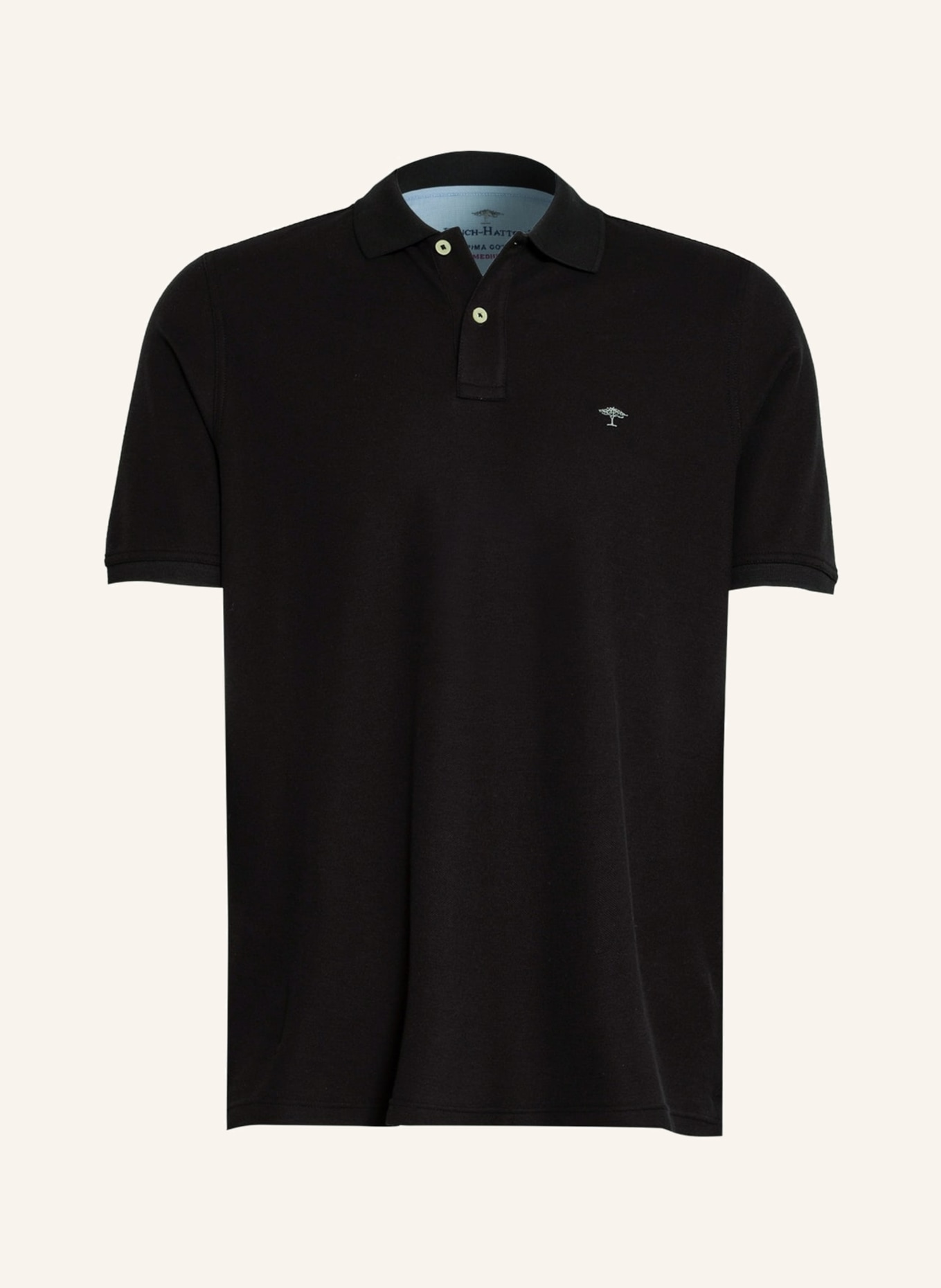 FYNCH-HATTON Piqué-Poloshirt, Farbe: SCHWARZ (Bild 1)