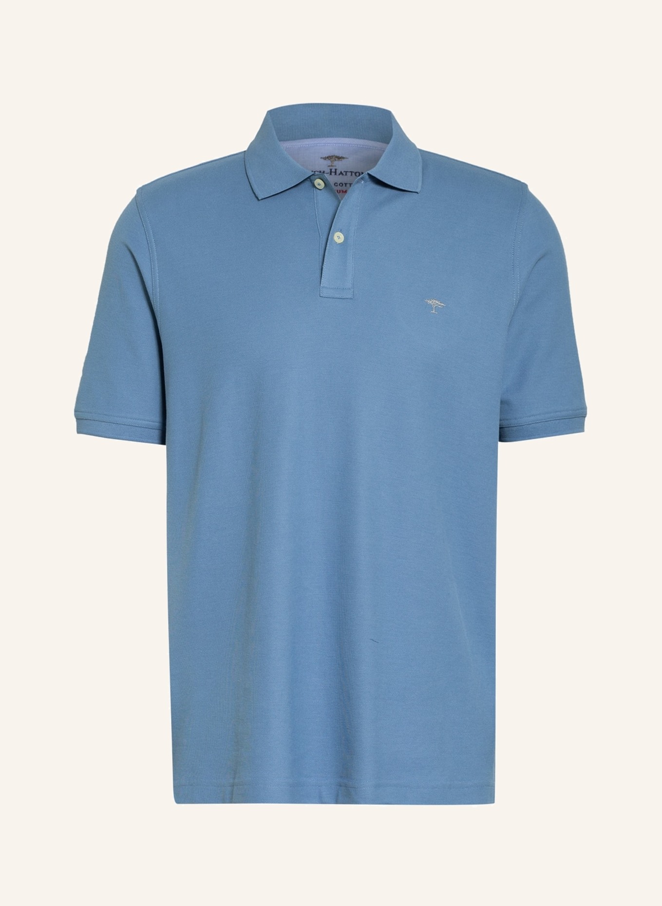FYNCH-HATTON Piqué-Poloshirt, Farbe: BLAU (Bild 1)