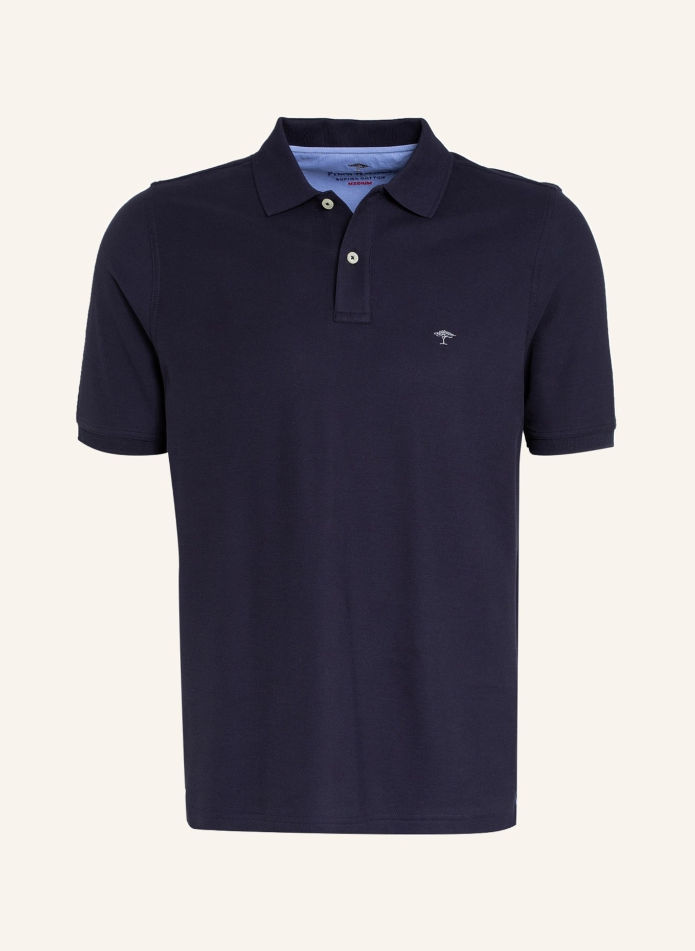 FYNCH-HATTON Piqué-Poloshirt, Farbe: DUNKELBLAU (Bild 1)