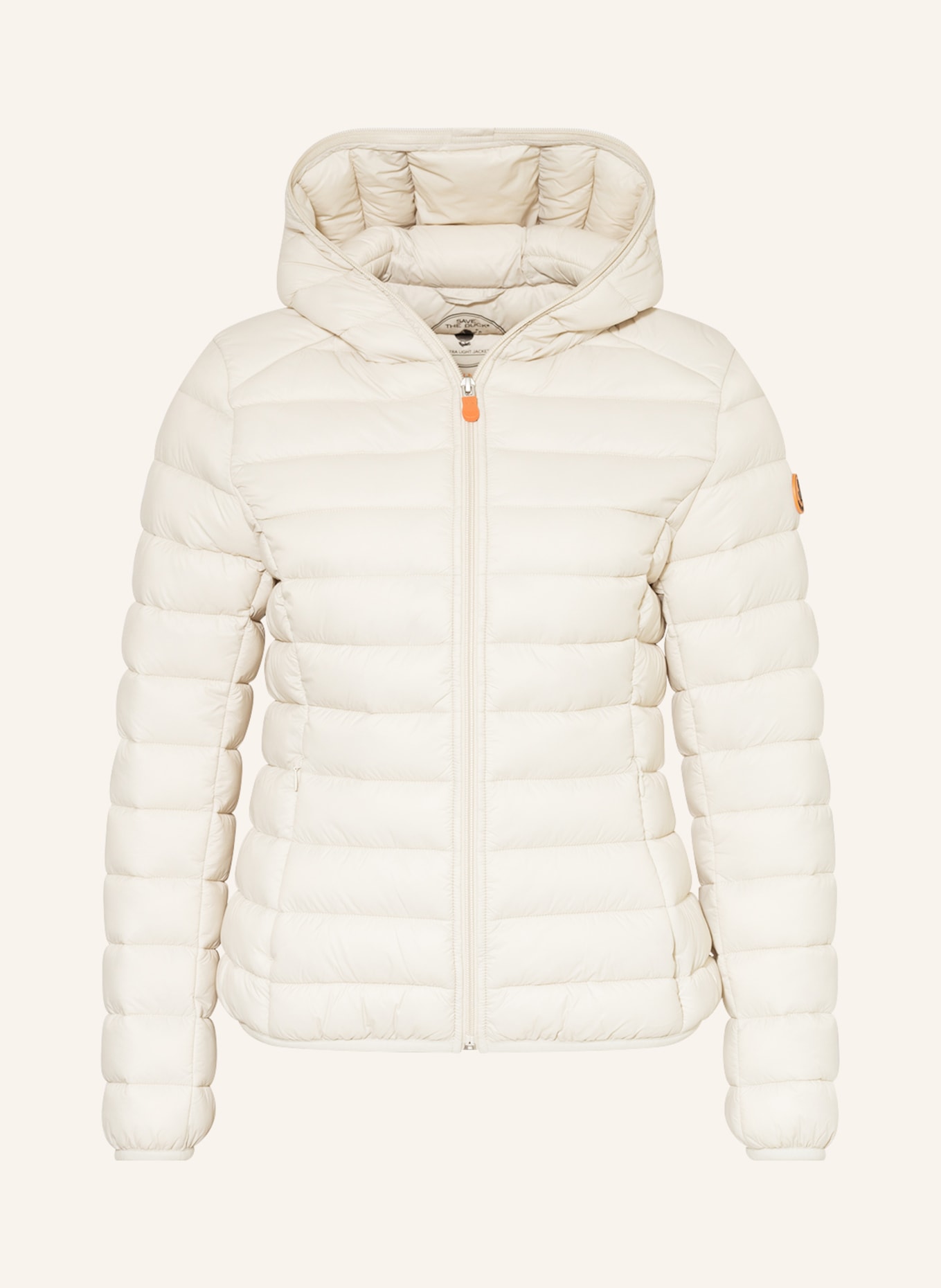 SAVE THE DUCK Quilted jacket GIGA DAISY, Color: BEIGE (Image 1)