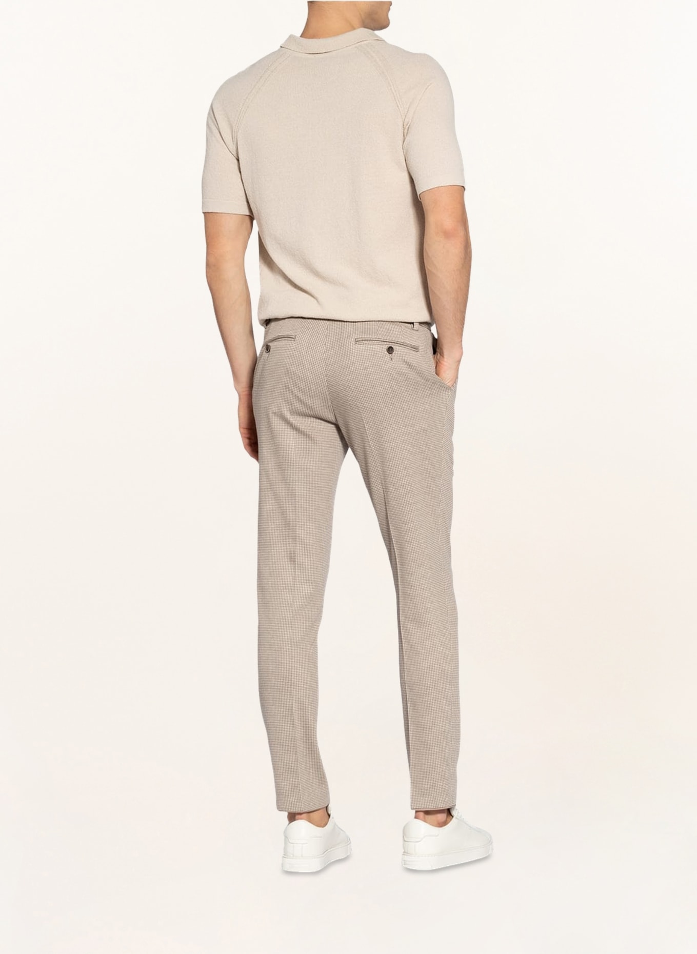PAUL Spodnie garniturowe slim fit , Kolor: 280 BEIGE (Obrazek 4)
