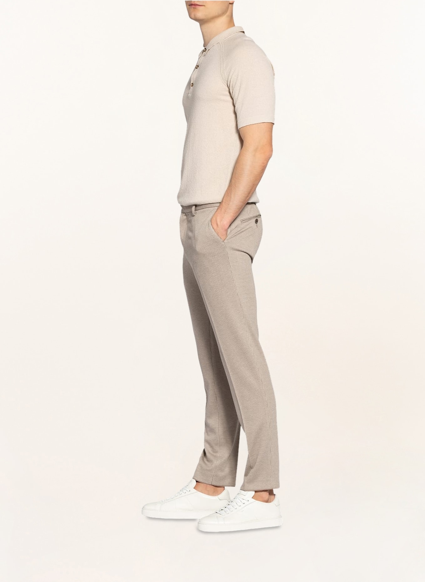 PAUL Spodnie garniturowe slim fit , Kolor: 280 BEIGE (Obrazek 5)