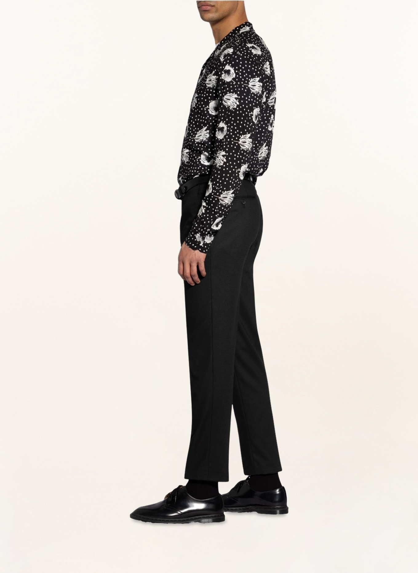 PAUL Spodnie garniturowe slim fit , Kolor: 900 BLACK (Obrazek 5)