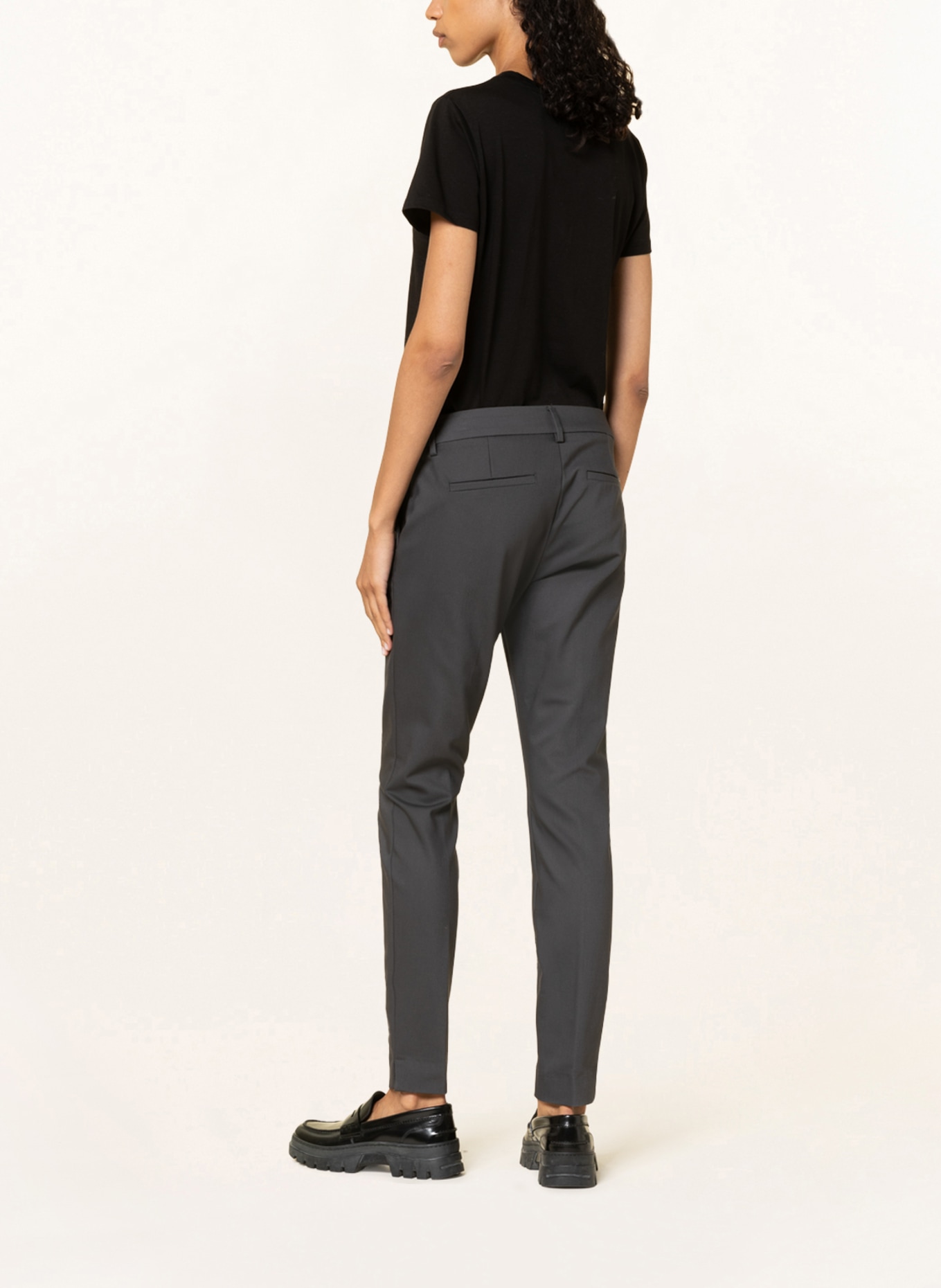 MOS MOSH Trousers ABBEY , Color: DARK GRAY (Image 3)